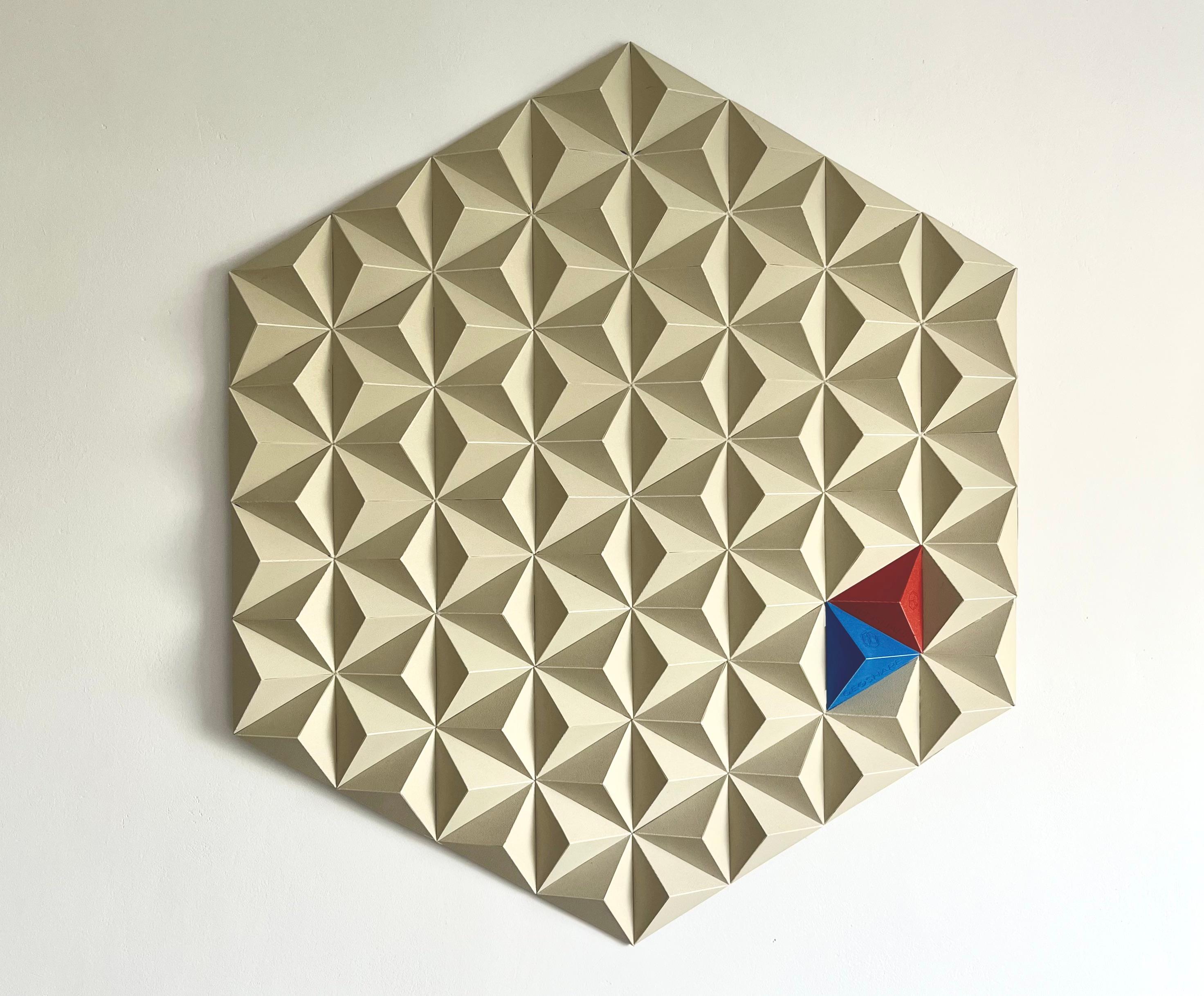 Triangles mosaic wallart 3d model
