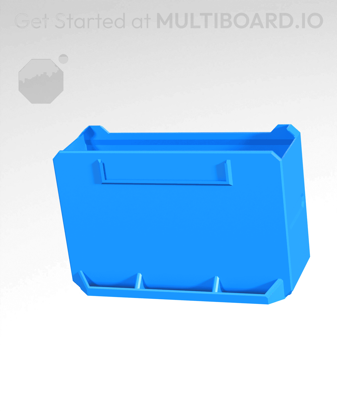 3x2x1-Deep - Multibin Simple Drawer 3d model