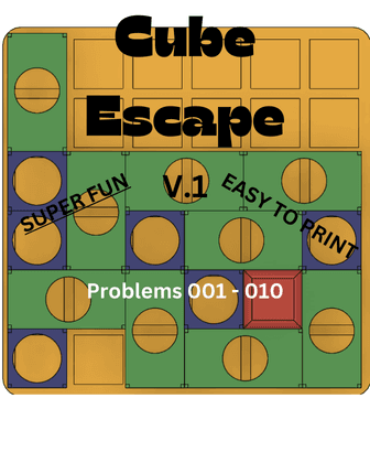 Cube Escape Game Puzzle 3d model