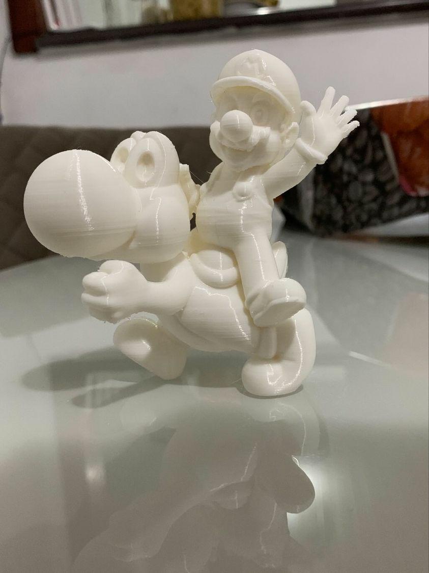 Mario and Yoshi  - Awesome model, still need to adjust my printer but this is easily my favorite print - 3d model