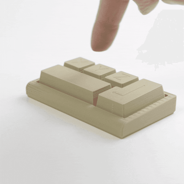 MINI FIDGET KEYBOARD 3d model