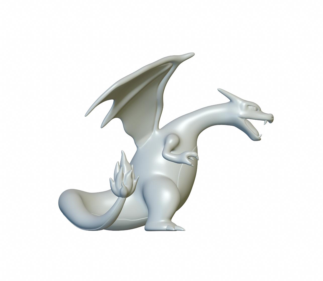 Pokemon Charizard #6 - Optimized for 3D Printing 3d model