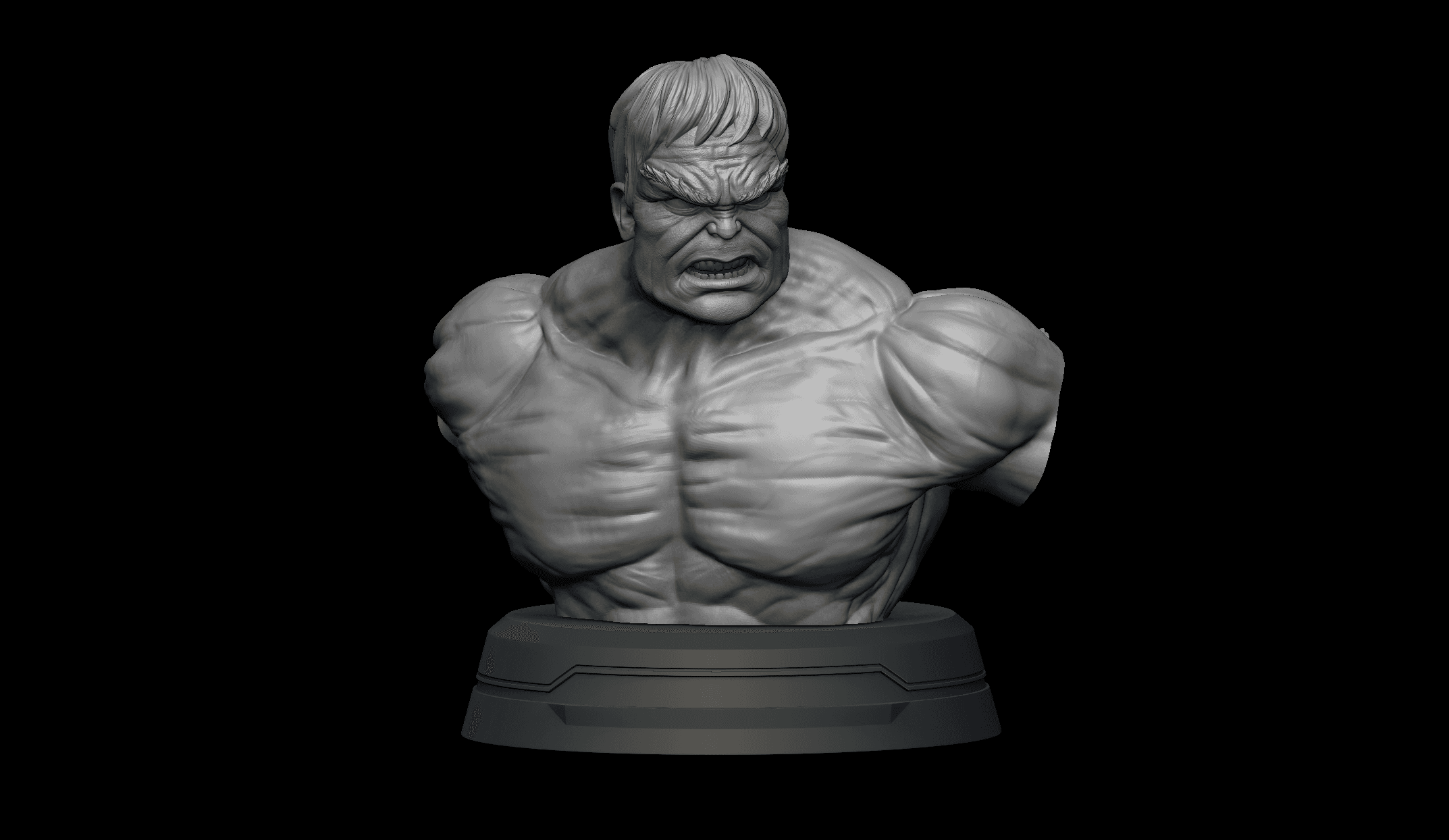 Hulk Figure- Free 3D print model 3d model