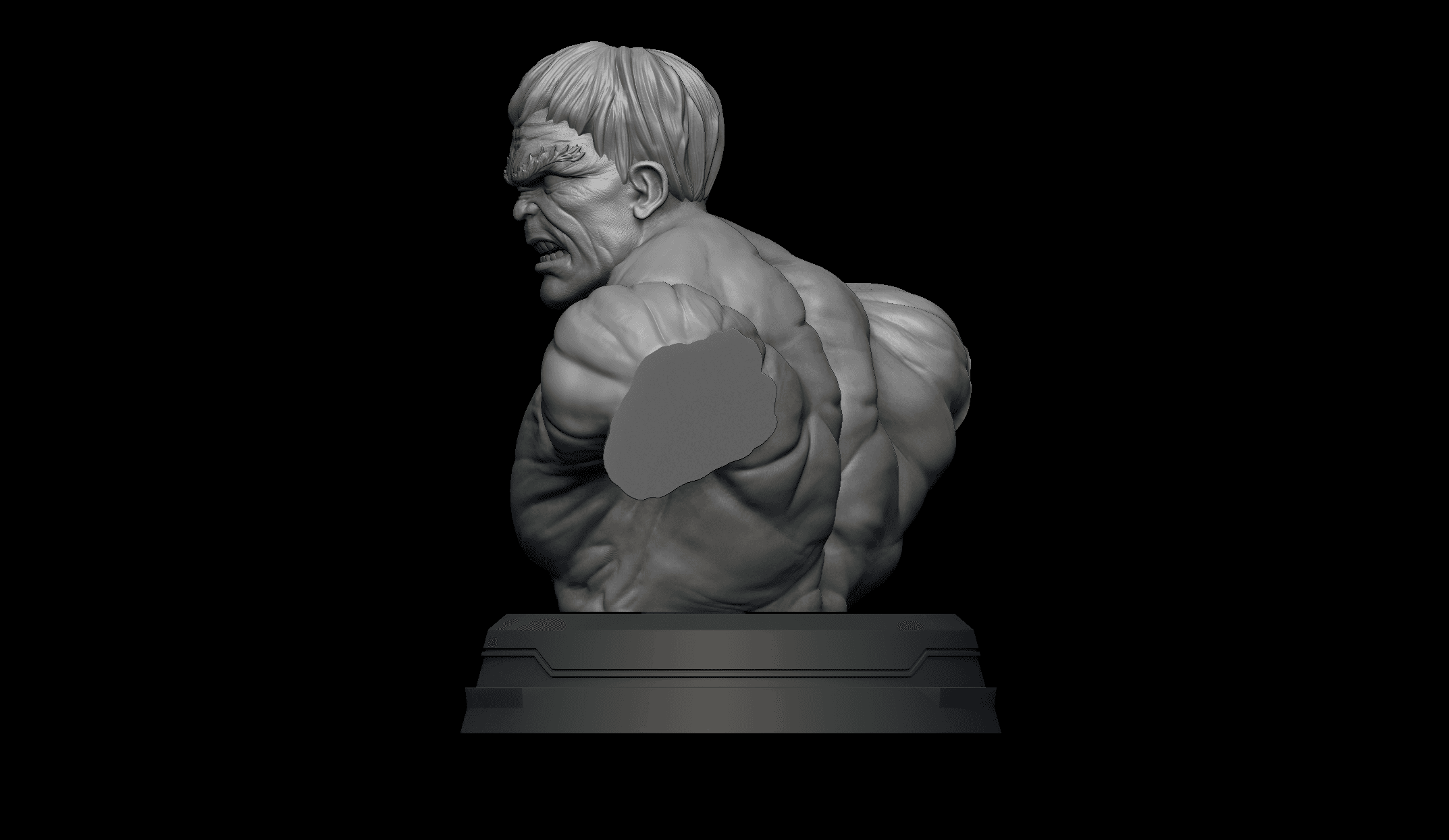 Hulk Figure- Free 3D print model 3d model