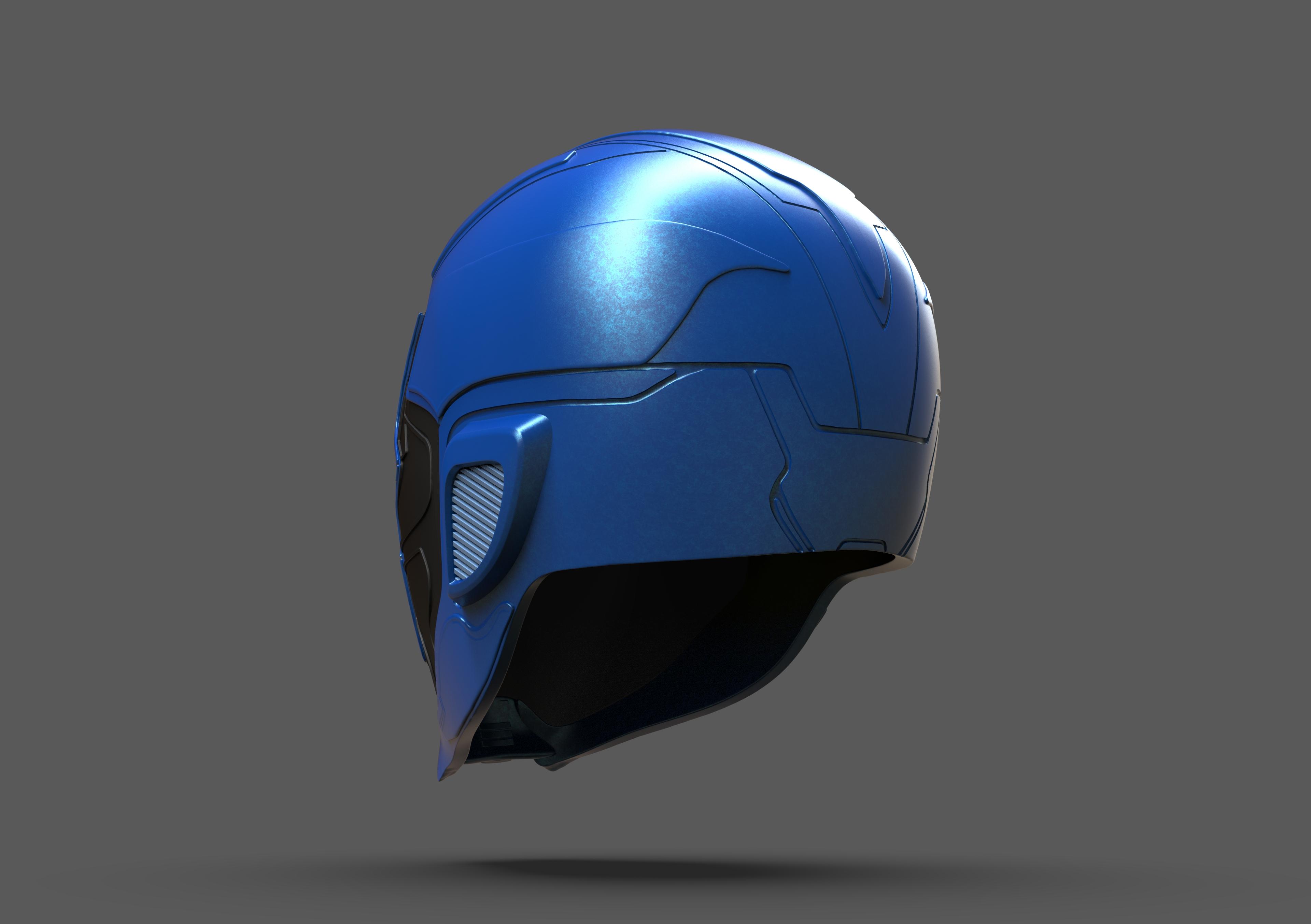 Blue Beetle Helmet 3d model