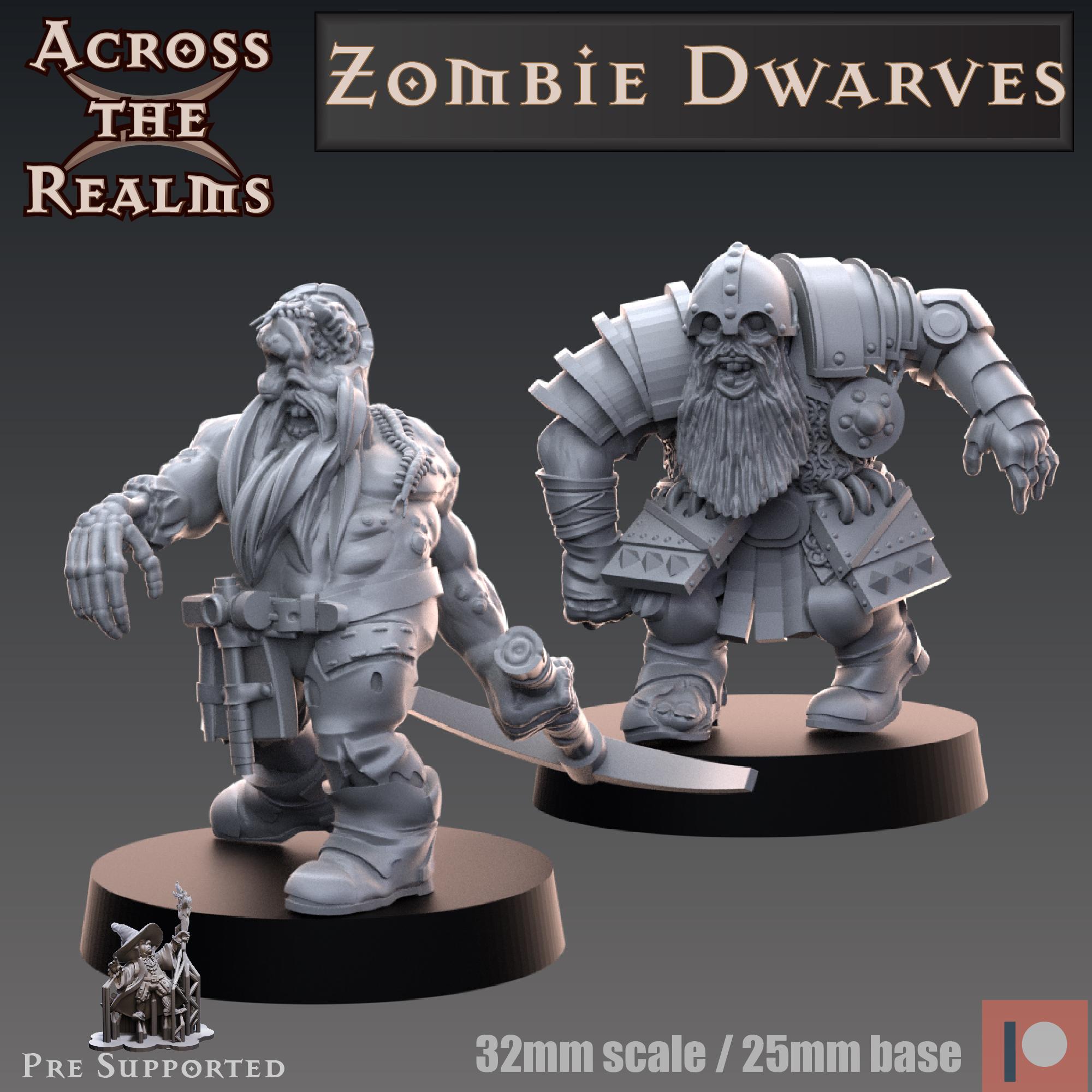 Zombie Dwarves 3d model