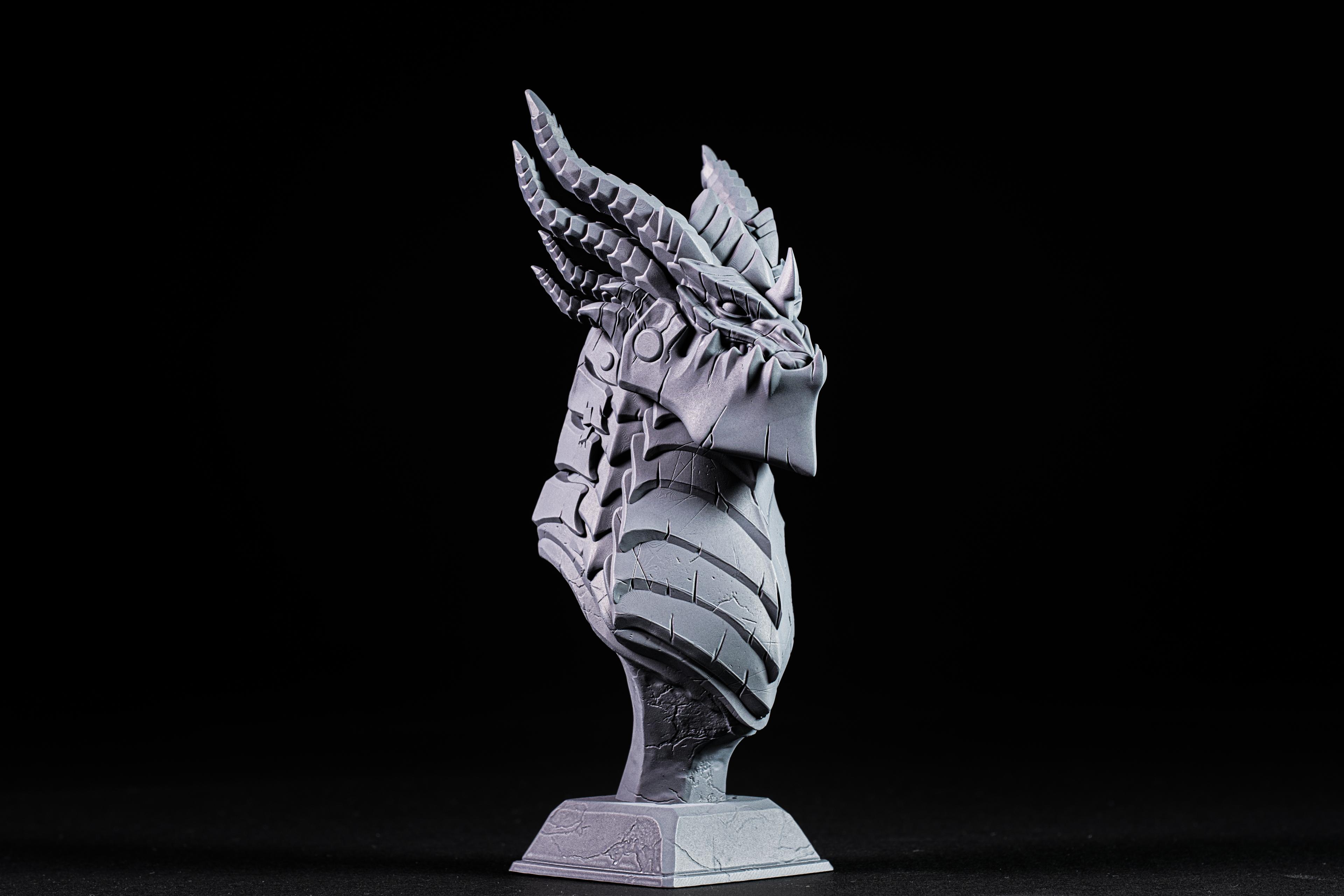 Deathwing Bust (Pre-Supported) 3d model
