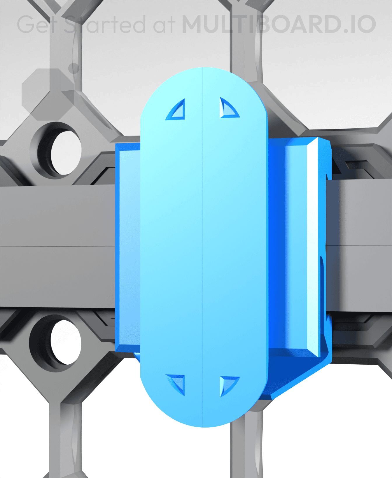 Multipoint Rail - Flex-On Rail Slider 3d model