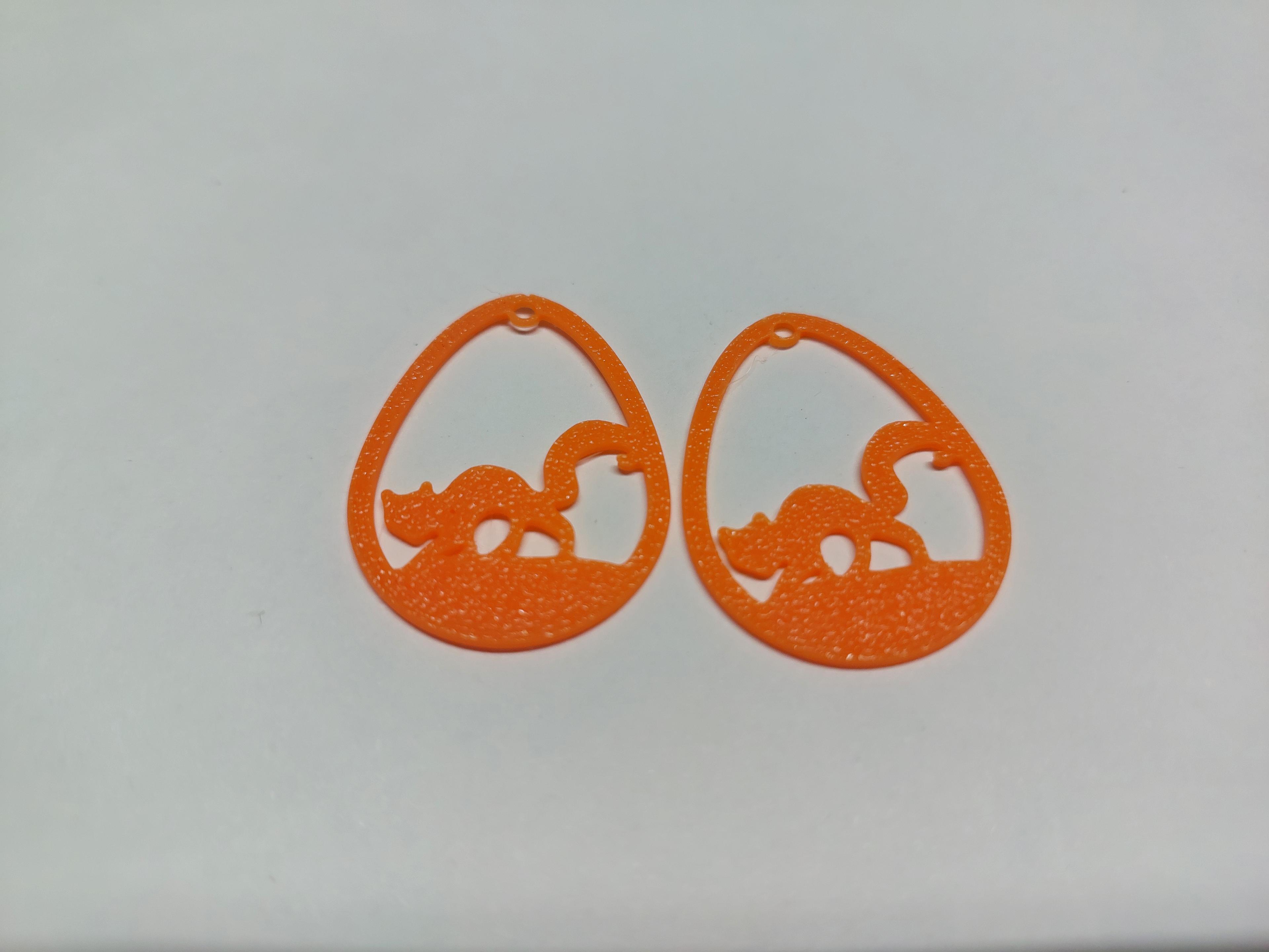 Halloween Earrings 3d model