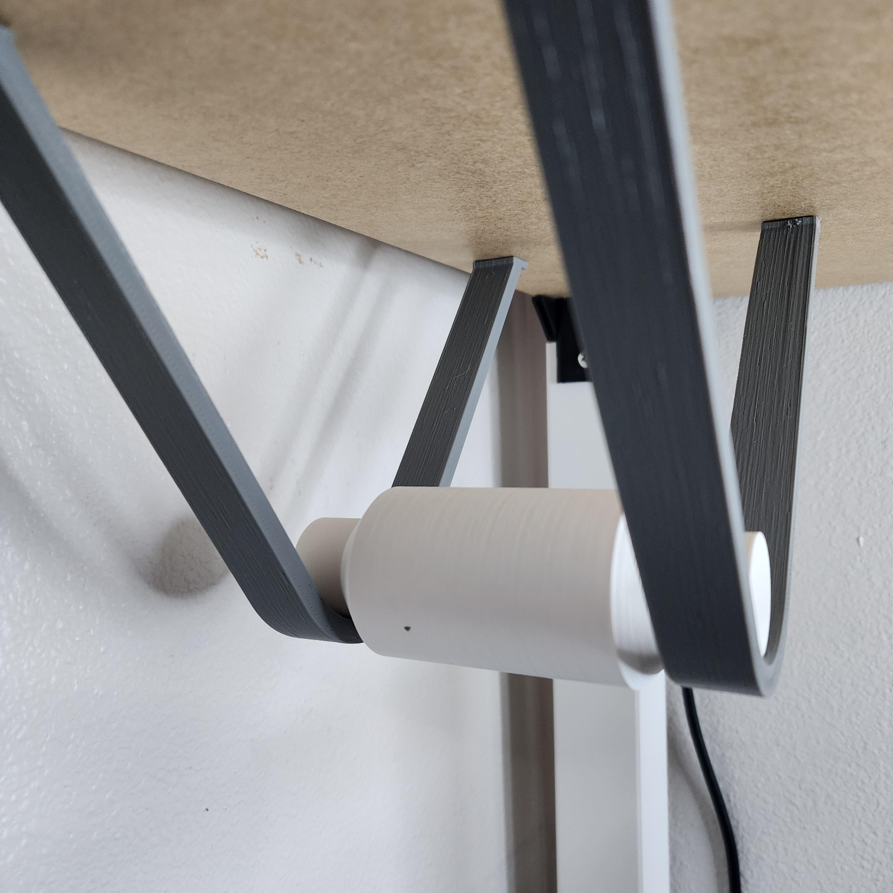 FILAMENT ROLLER FOR IKEA LACK ENCLOSURE 3d model