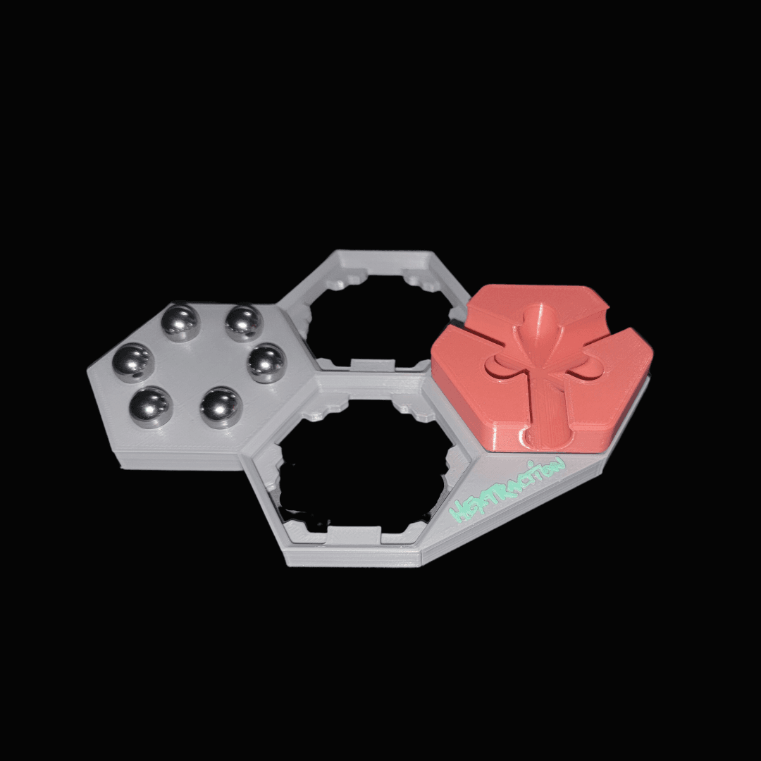 Hextraction Tile/Ball Holder 3d model