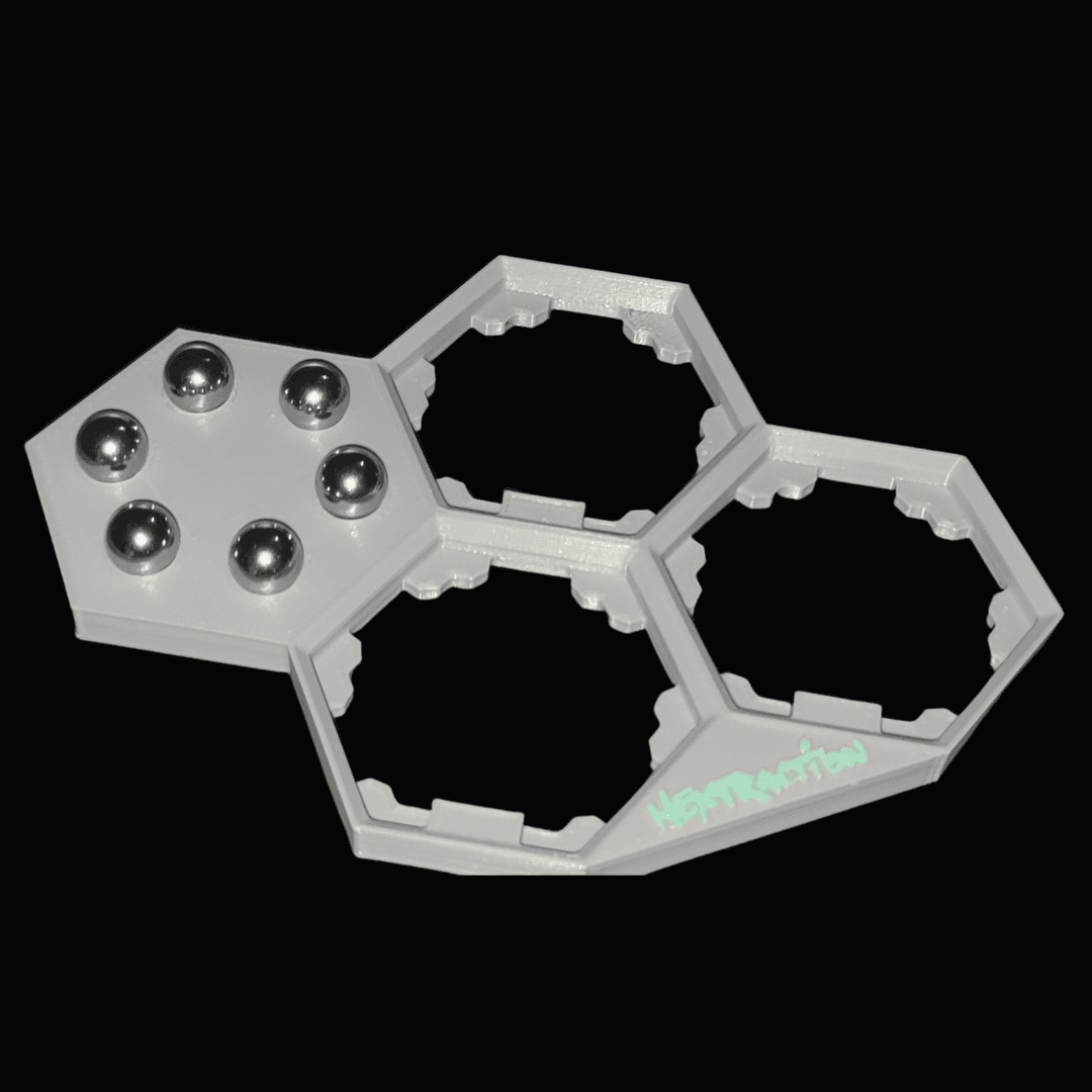 Hextraction Tile/Ball Holder 3d model