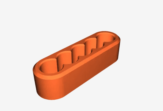x5 x4 x3 x2 PTFE tube holder - Simplest Design ! 3d model