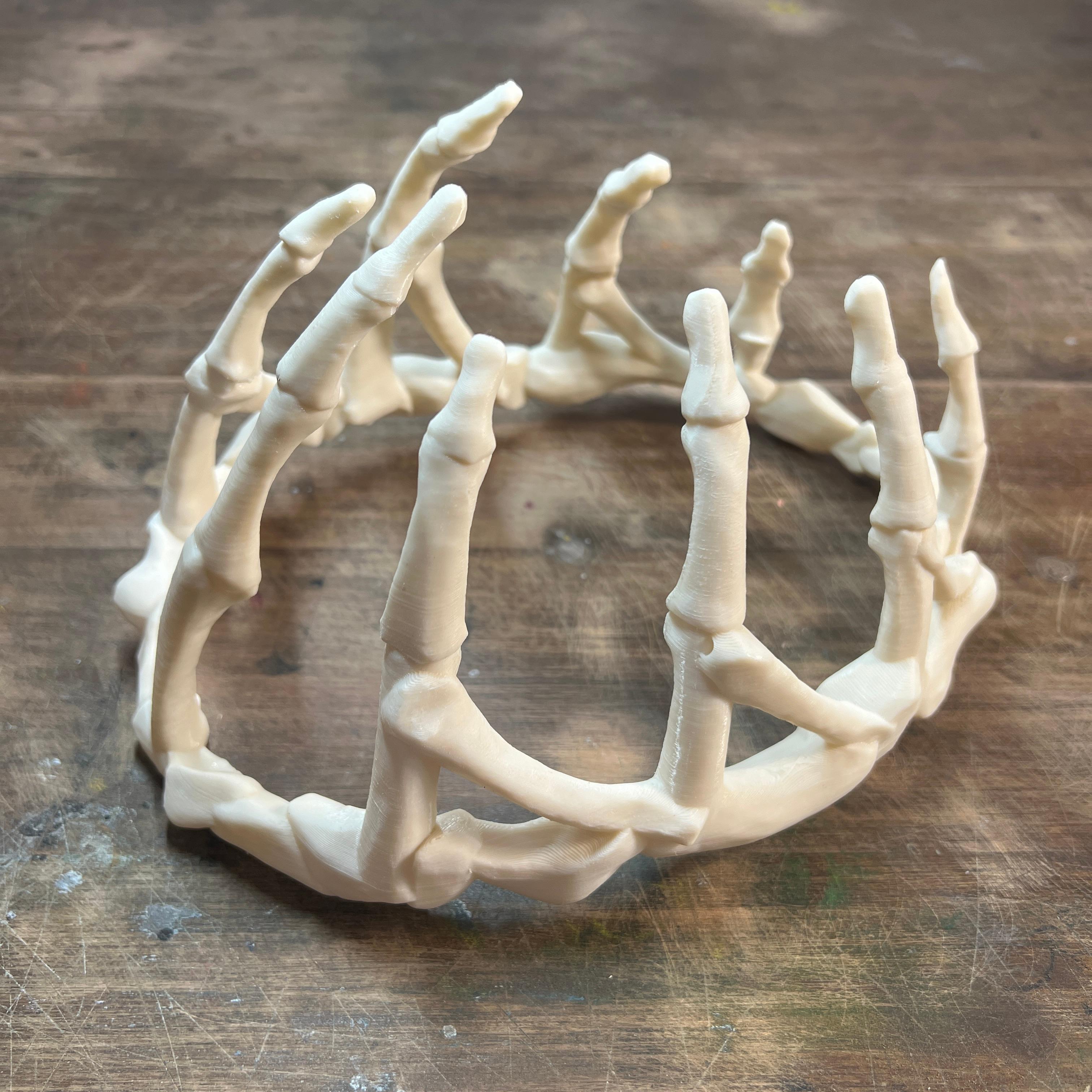 Skeletal Bone Crown 3D Print Model 3d model