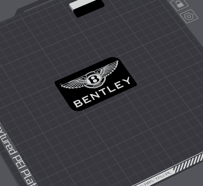 Keychain: Bentley I 3d model