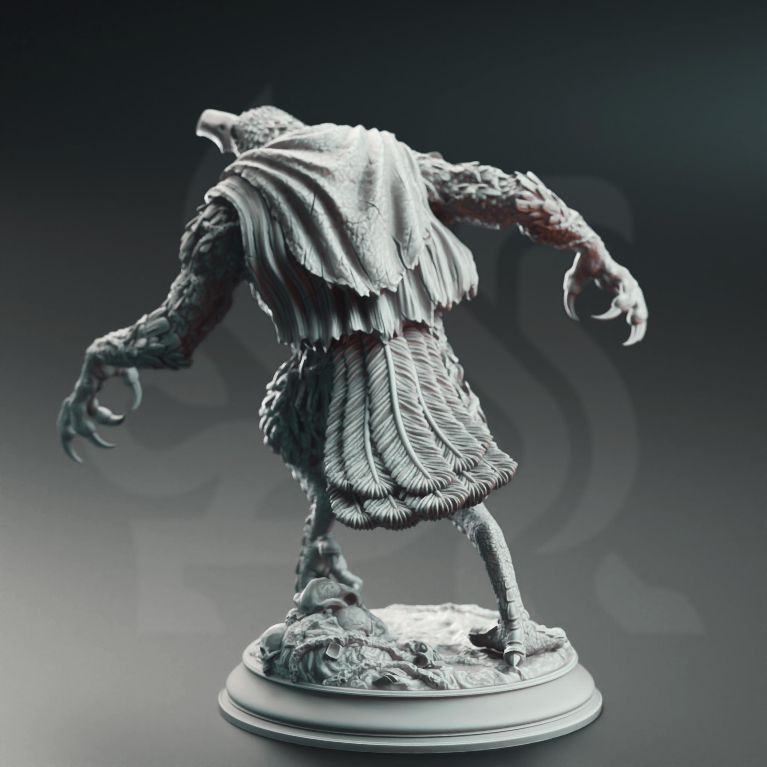 Eldritch Ravenous Crows - Corvid Abominations 3d model