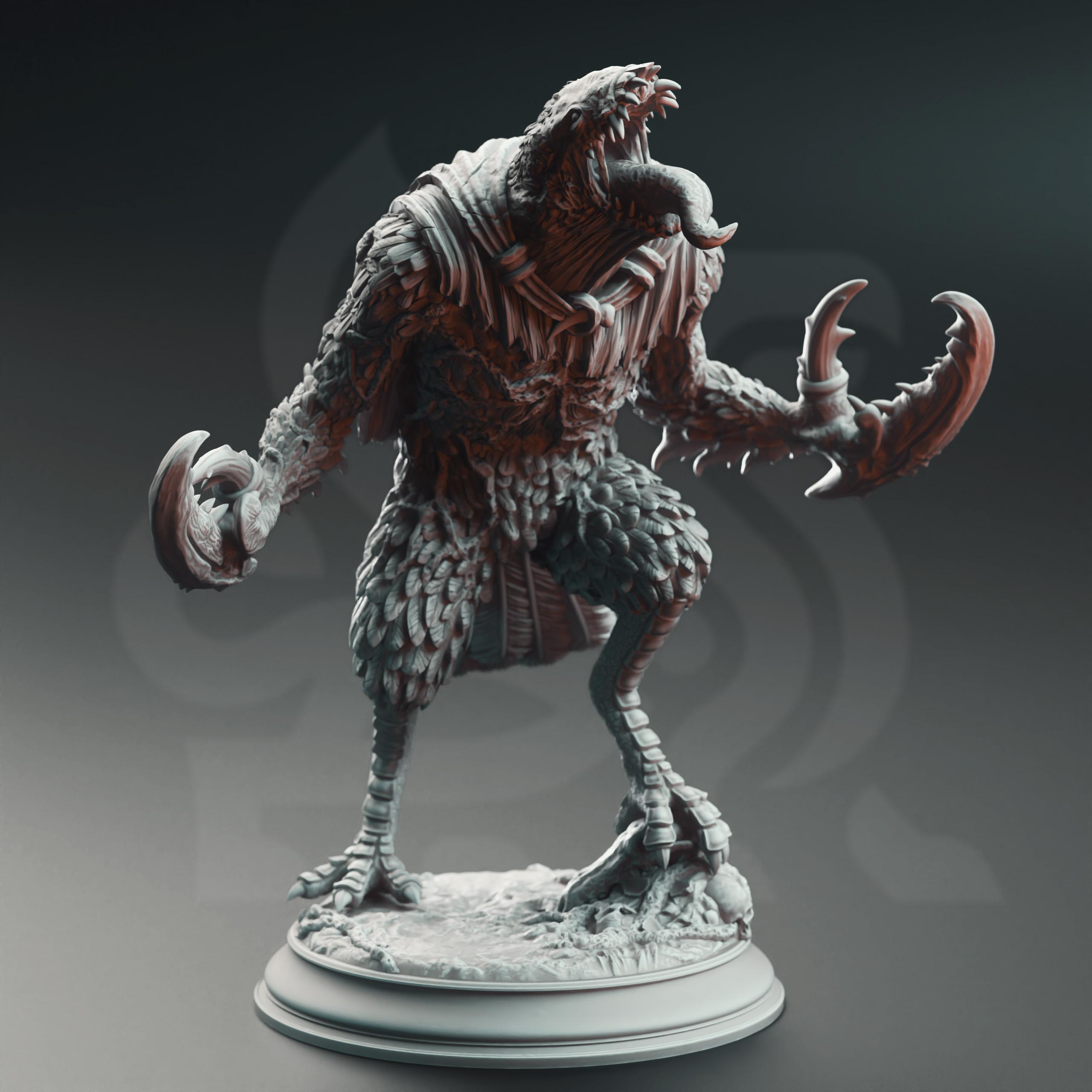 Eldritch Ravenous Crows - Corvid Abominations 3d model