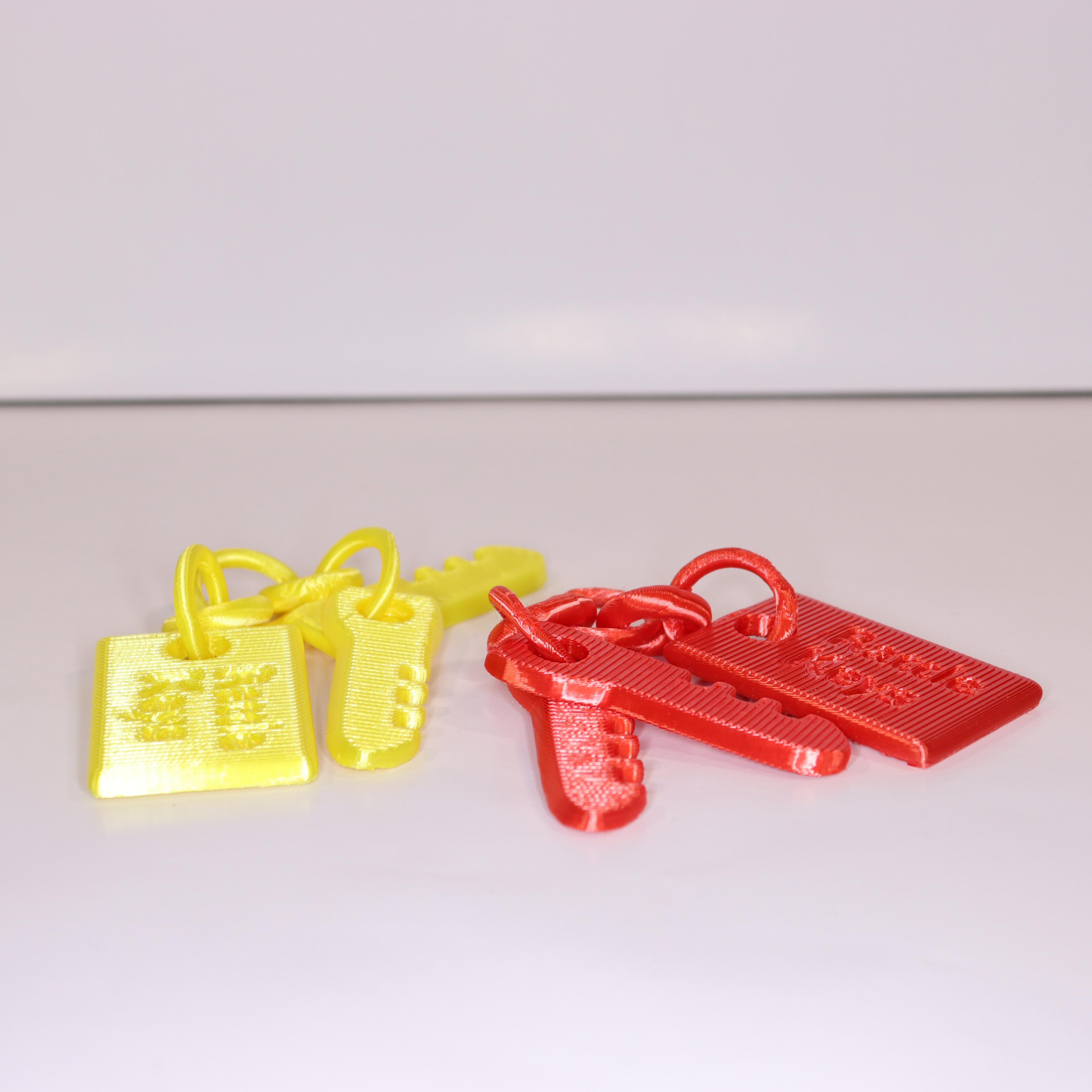 Baby rattle keys 3d model