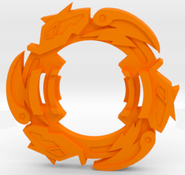 BEYBLADE FORTRESSBORG | COMPLETE | CCG SERIES 3d model
