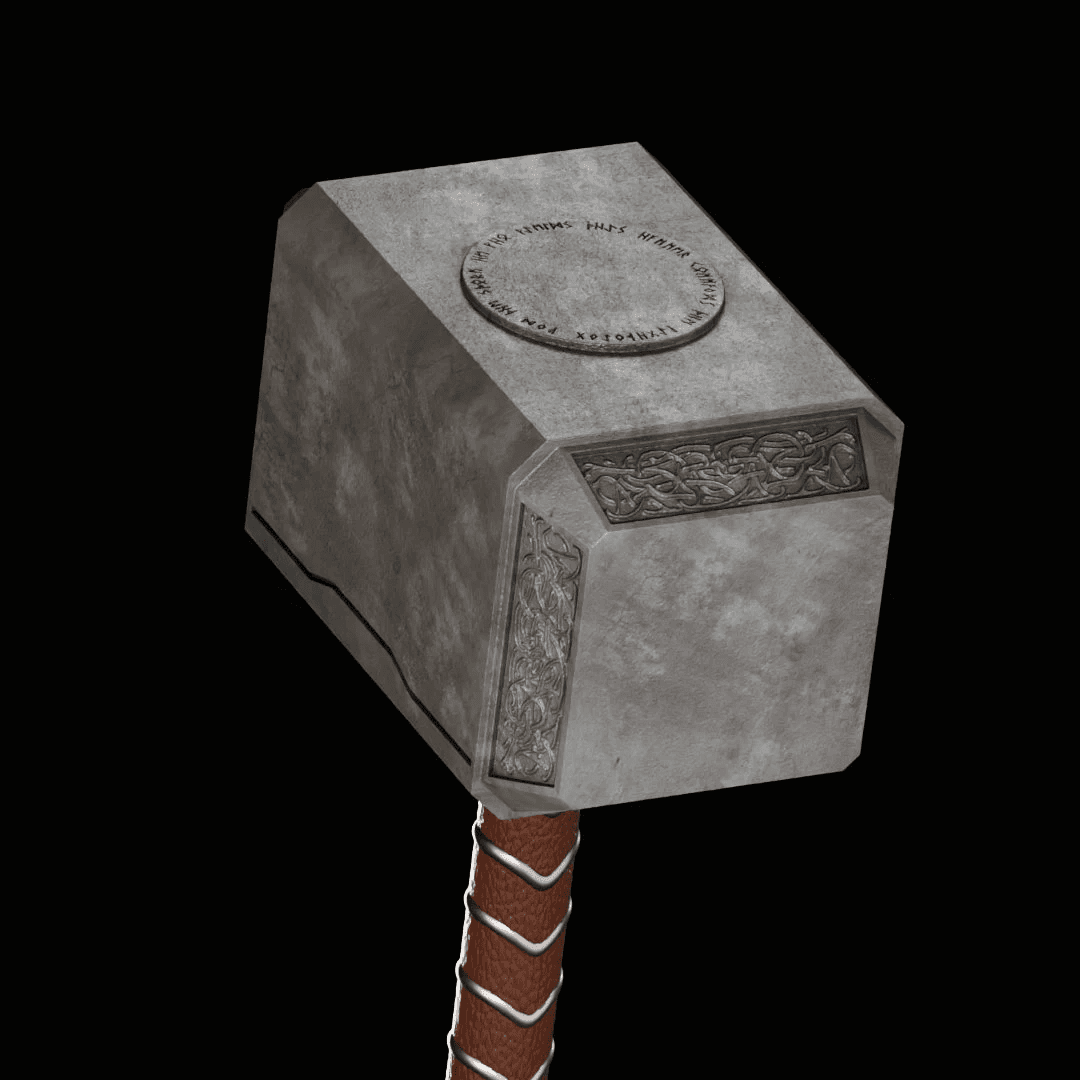 Thor Hammer Mjolnir 3d FILE STL 3d model