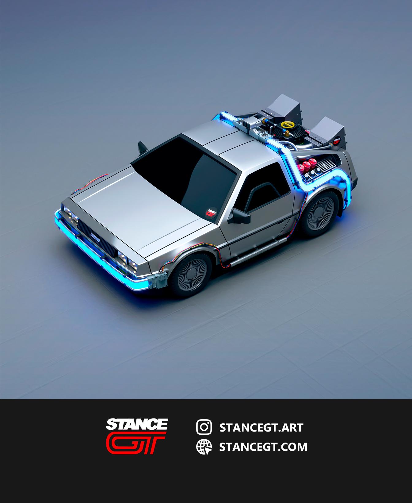 DMC DELOREAN FUTURE | ORIGINAL | Model kit car 3d model