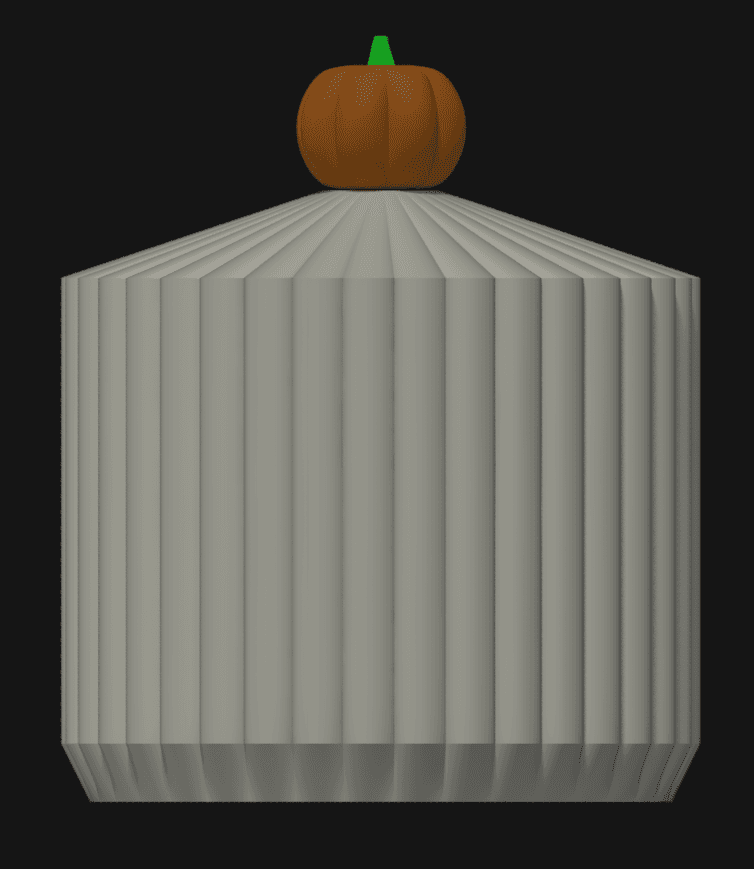 Pumpkin - Jar Top Handle 3d model