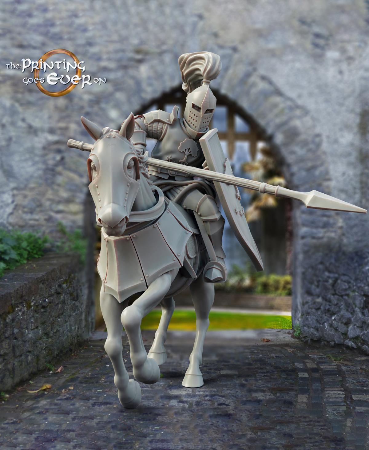 Gonthan Knights - 2 Poses 3d model