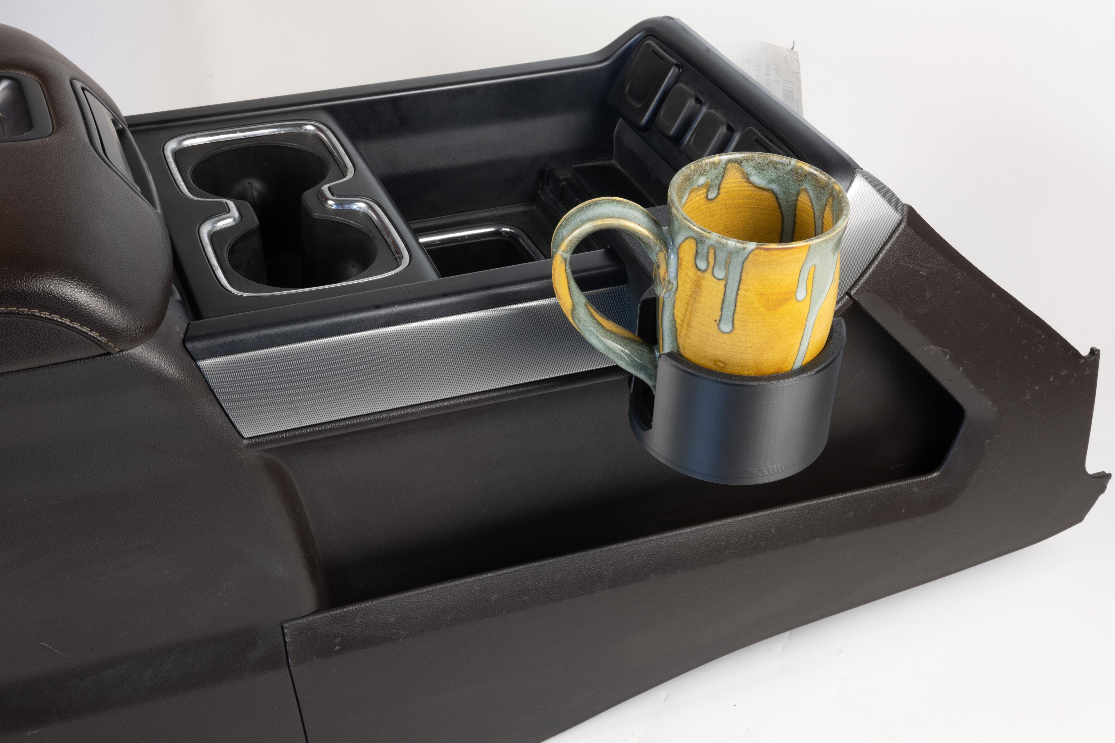 2014-2018 Silverado and Sierra Mug Holder - Full Center Floor Console 3d model