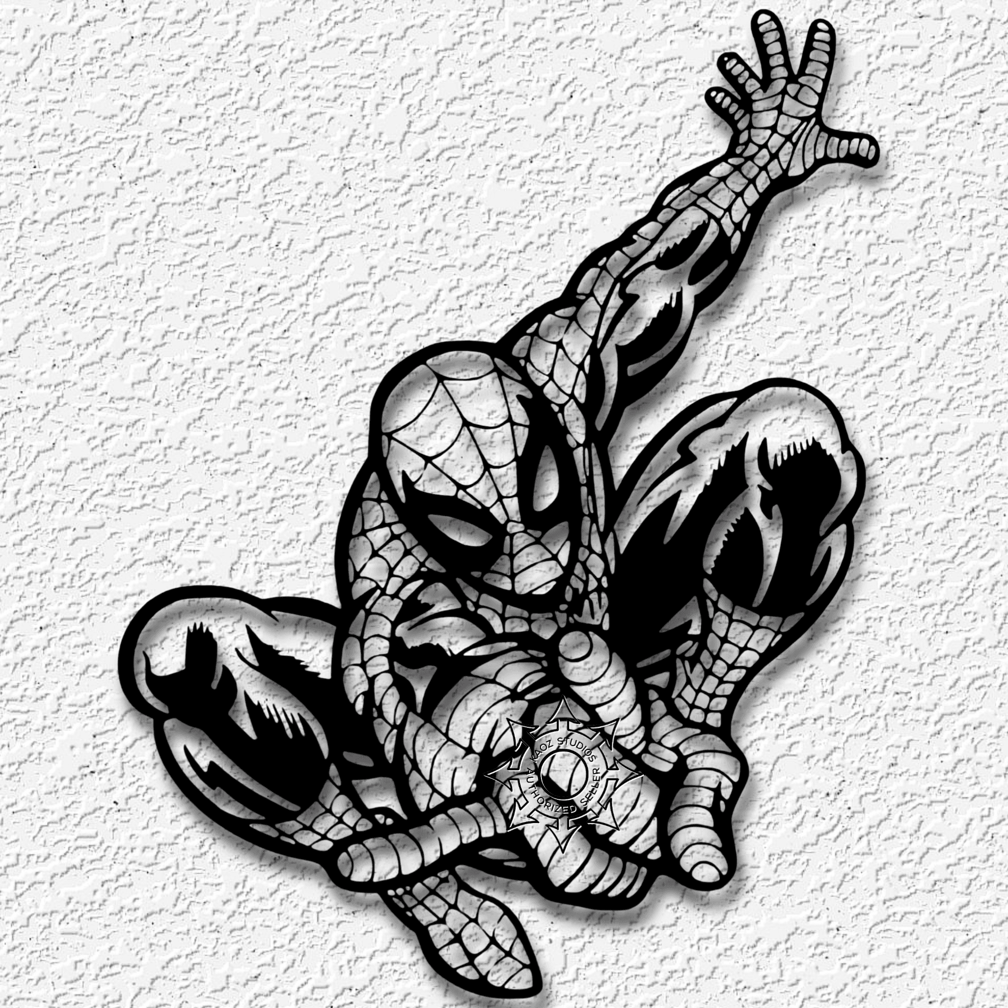 Spiderman wall art Spidey decor Avengers Superhero 3d model