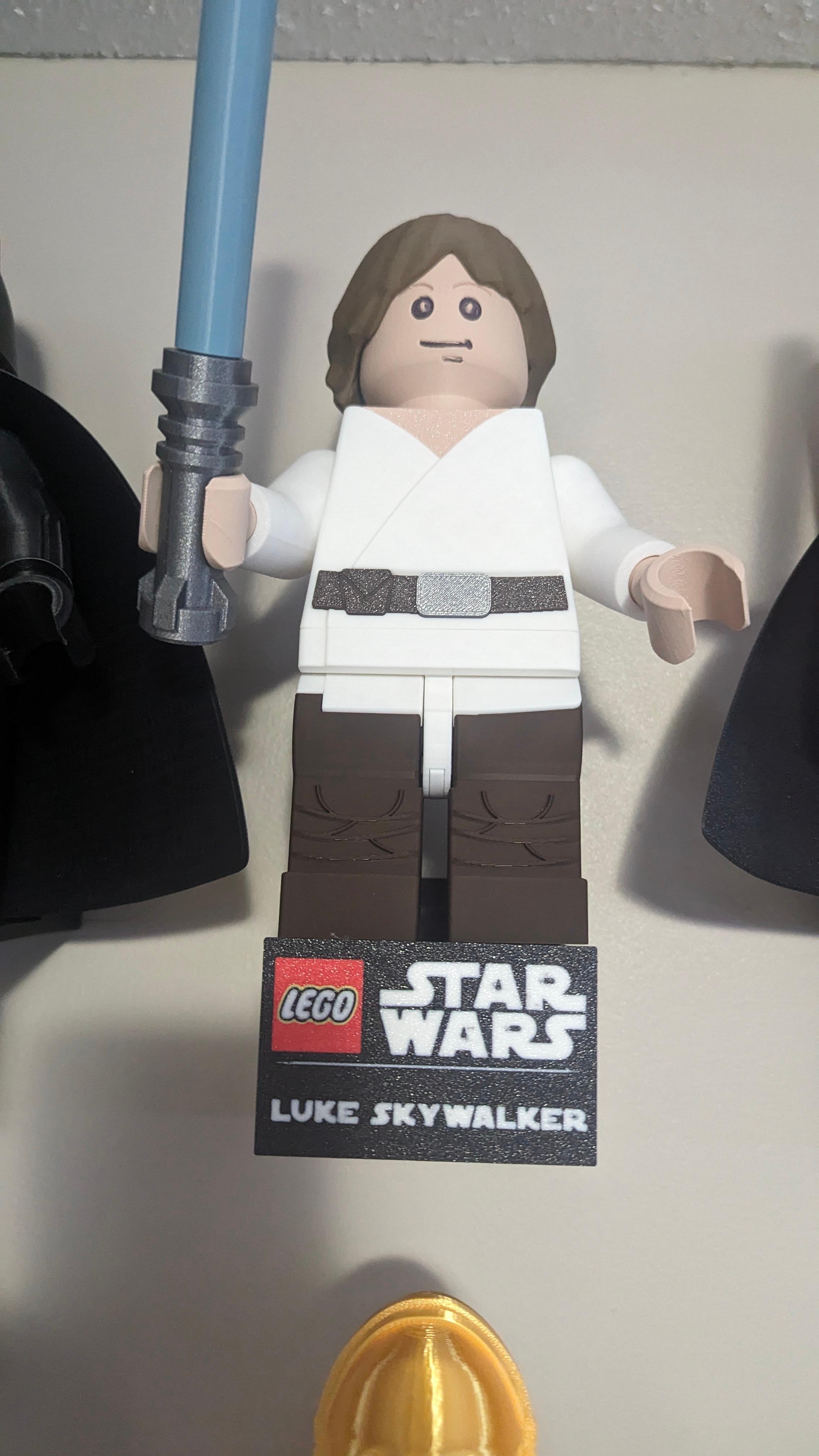 Luke Skywalker Nameplate 3d model