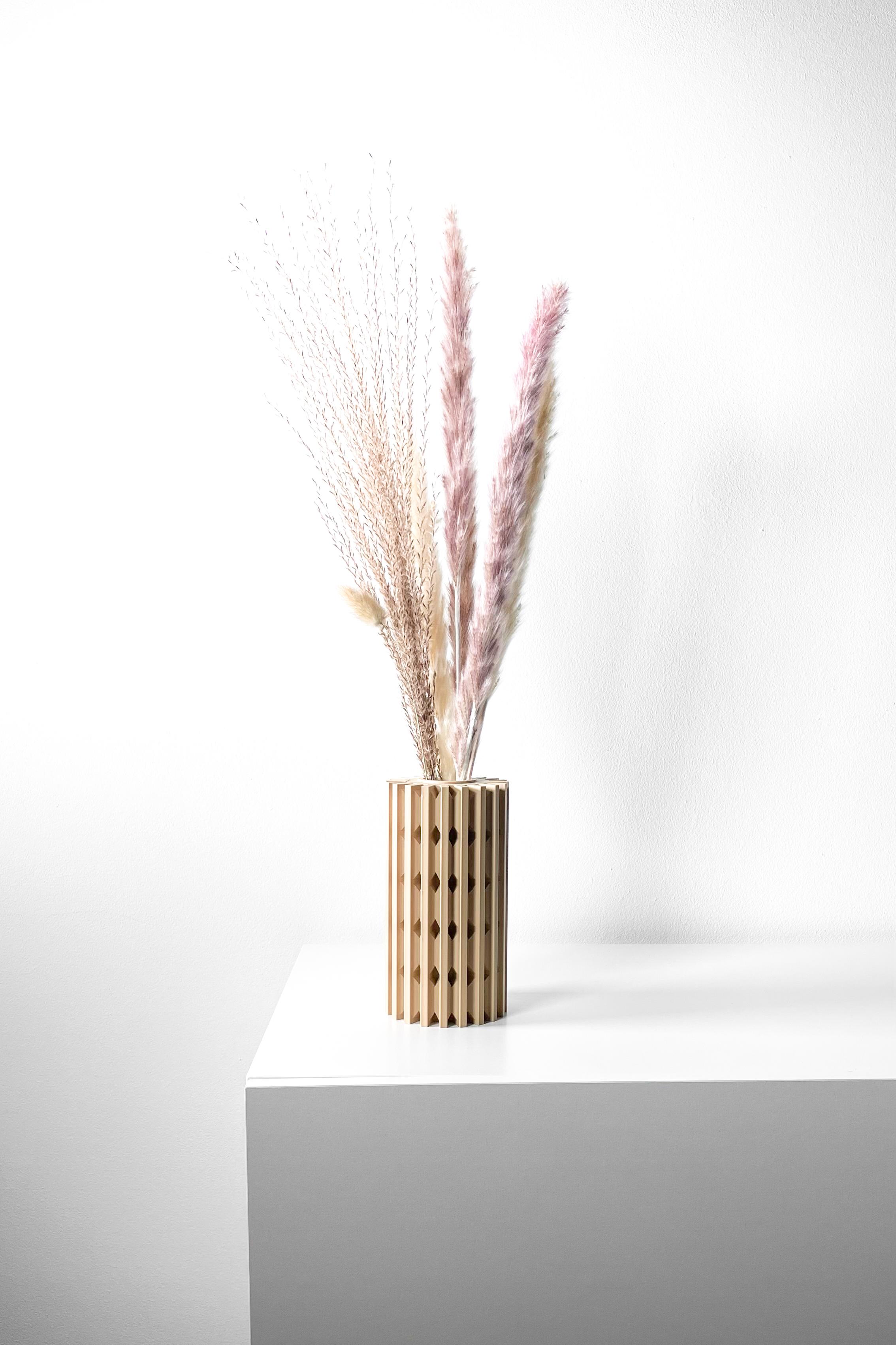 The Lycas Vase, Modern and Unique Home Decor for Dried and Flower Arrangements  | STL File 3d model