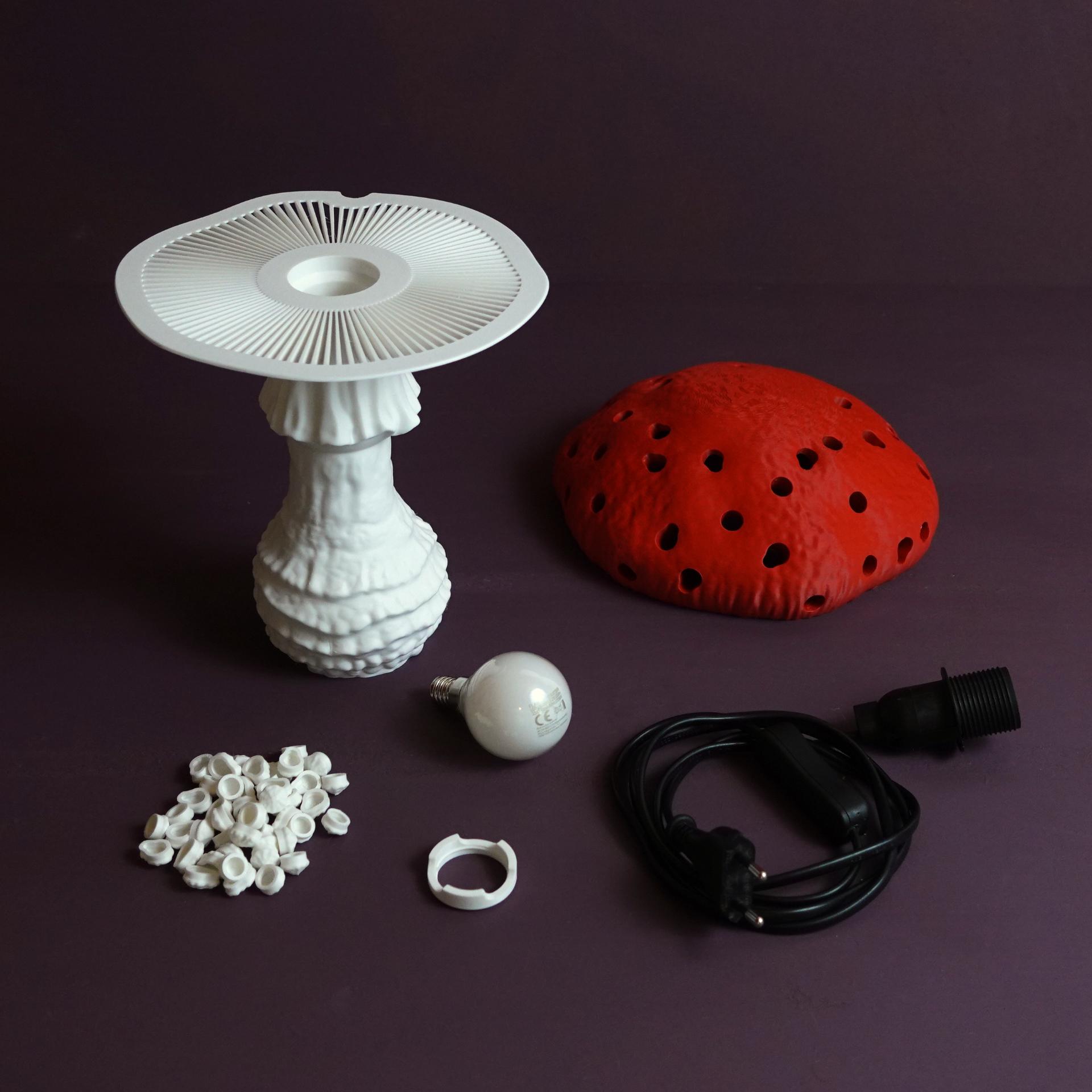 Mushroom lamp “Amanita Muscaria” 3d model