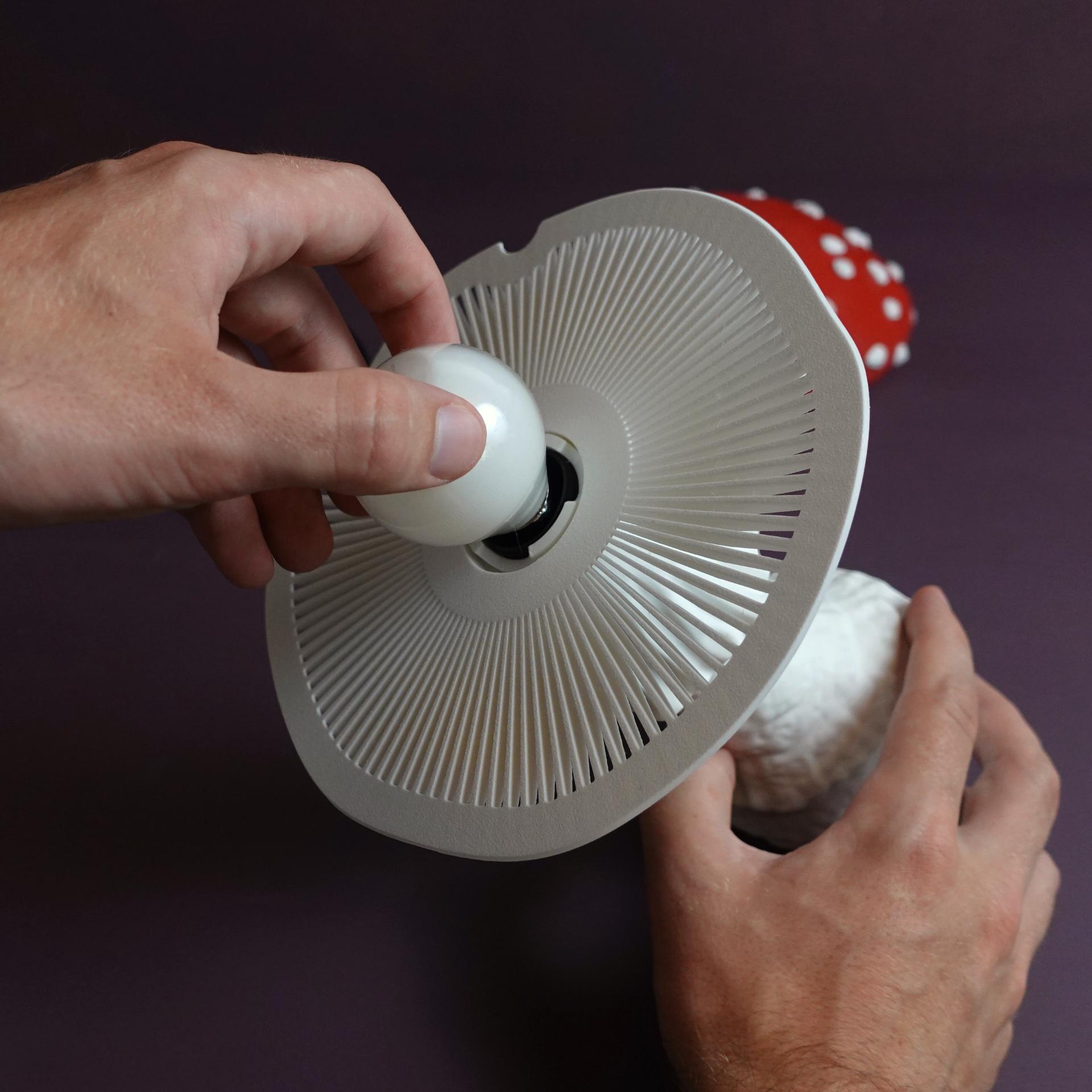 Mushroom lamp “Amanita Muscaria” 3d model