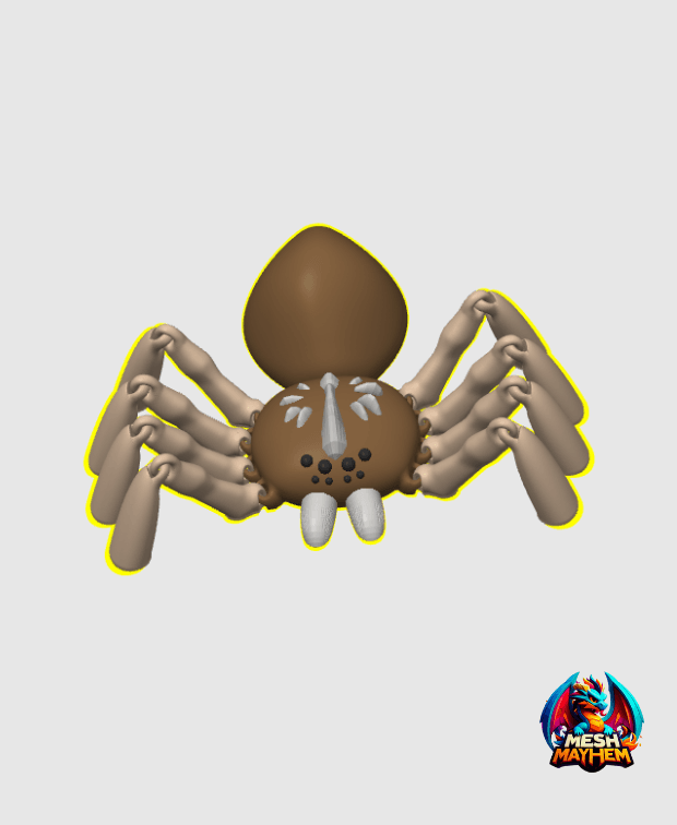 Articulated Spider by Mesh Mayhem 3d model