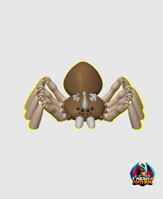 Articulated Spider by Mesh Mayhem 3d model