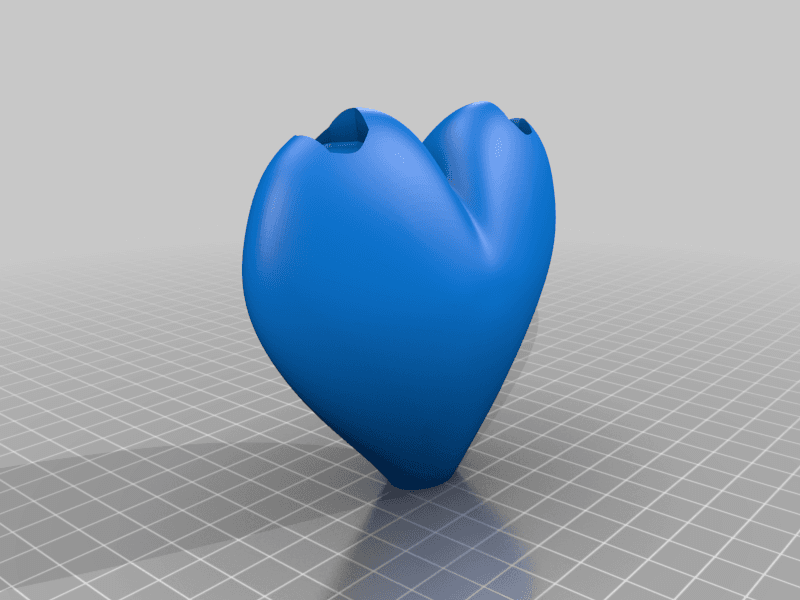 Wicked winged heart 3d model