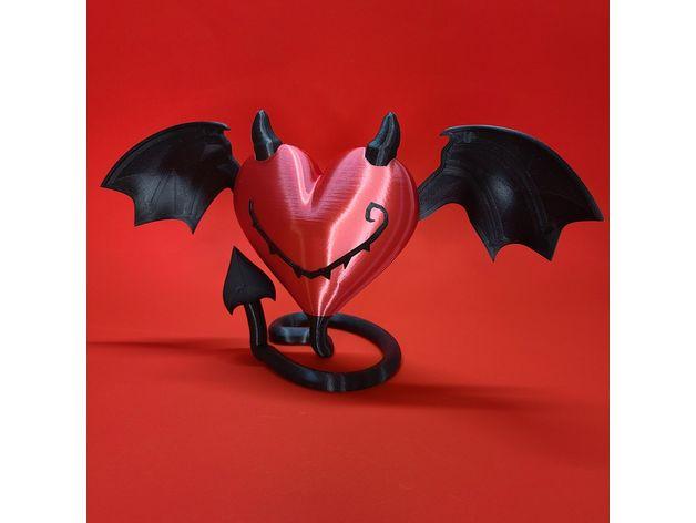 Wicked winged heart 3d model