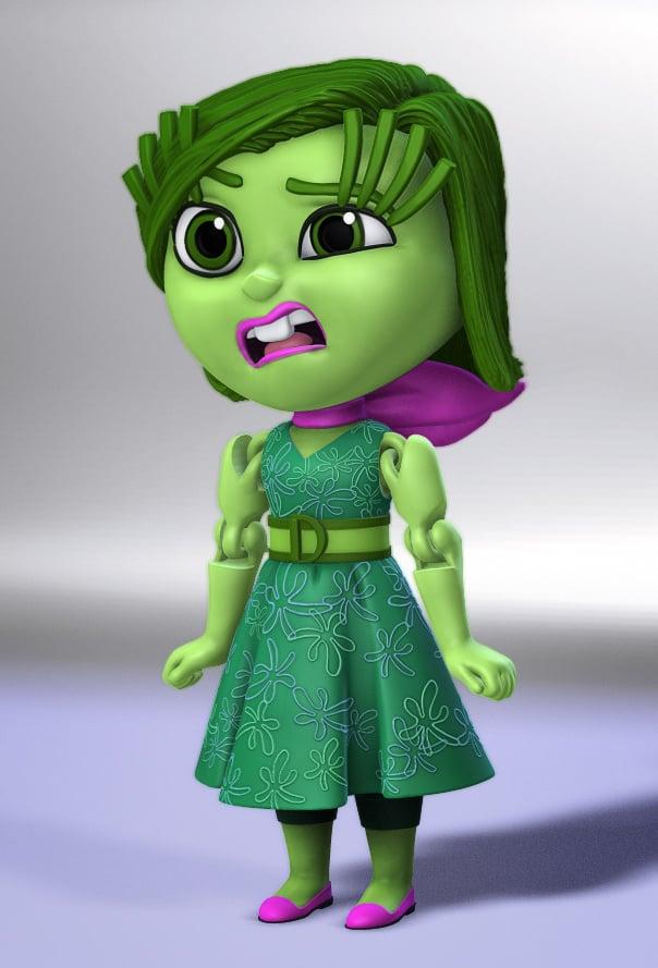 Inside Out Disgust Flexi Toy 3d model