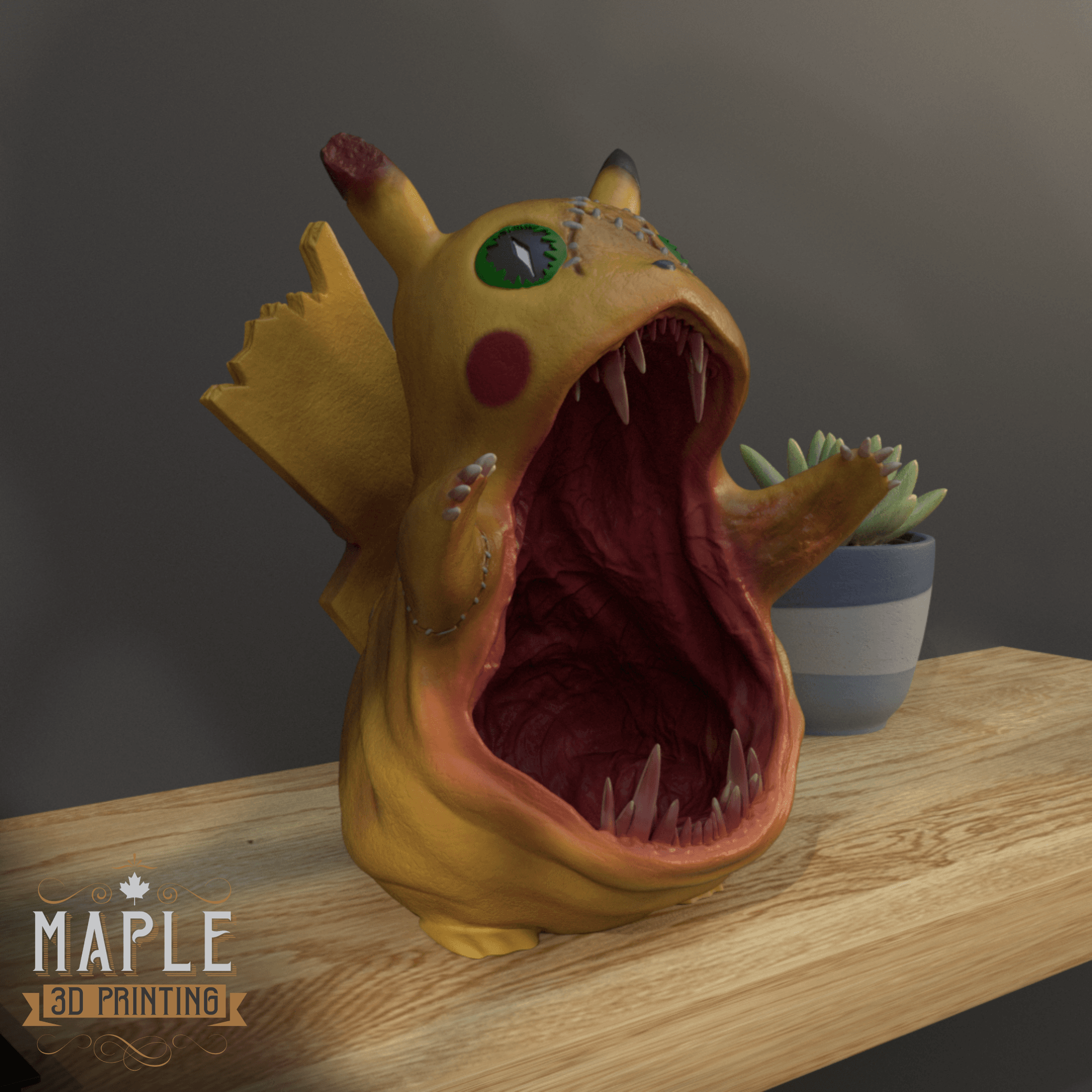 Monster Pikachu-V2 - Halloween - Pokemon 3d model