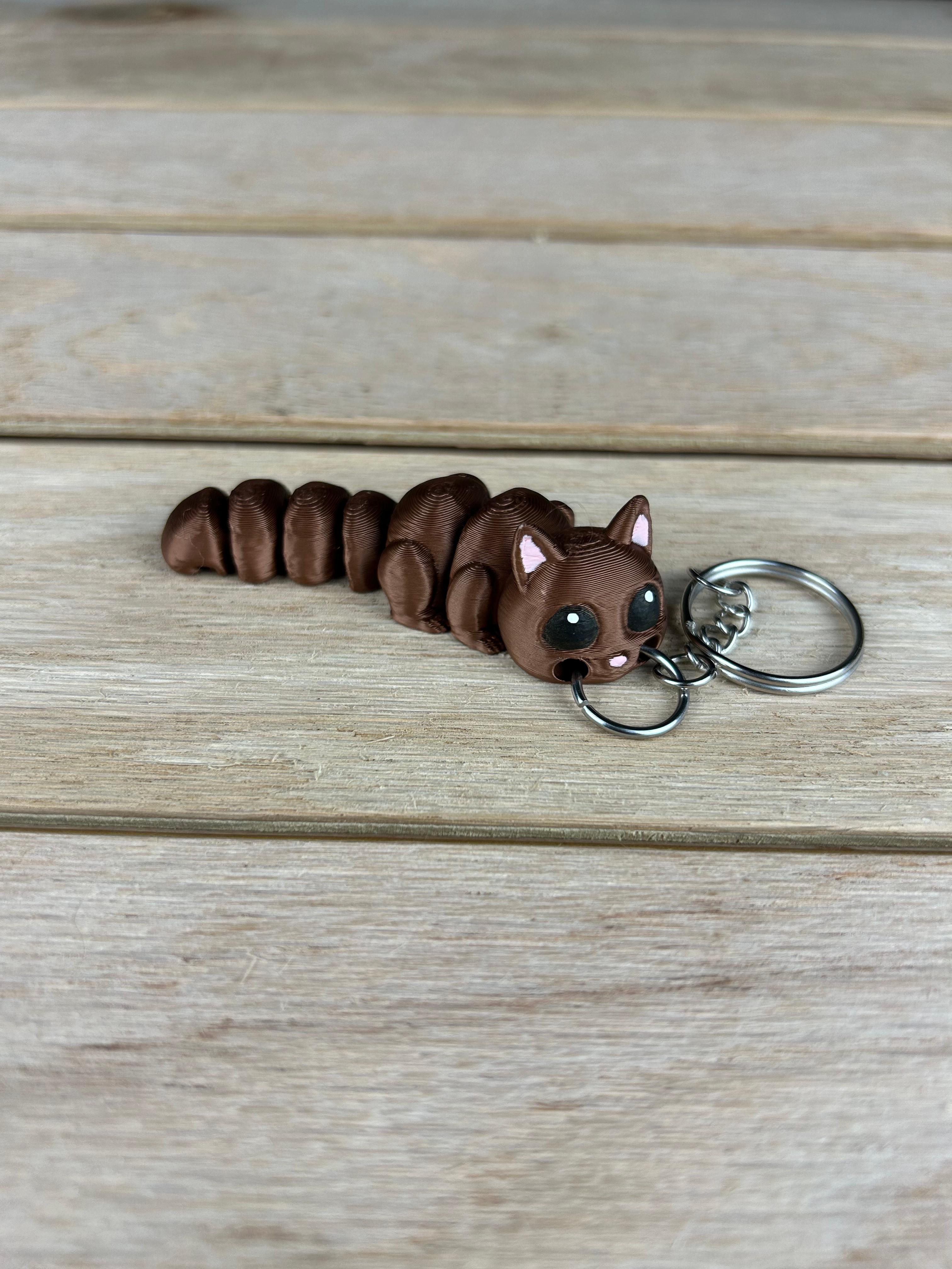 Squirrel Fidget Keychain 3d model