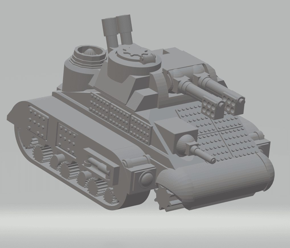 FHW: The Stellar Coalition Corps Sherman Heavy Flamer 3d model
