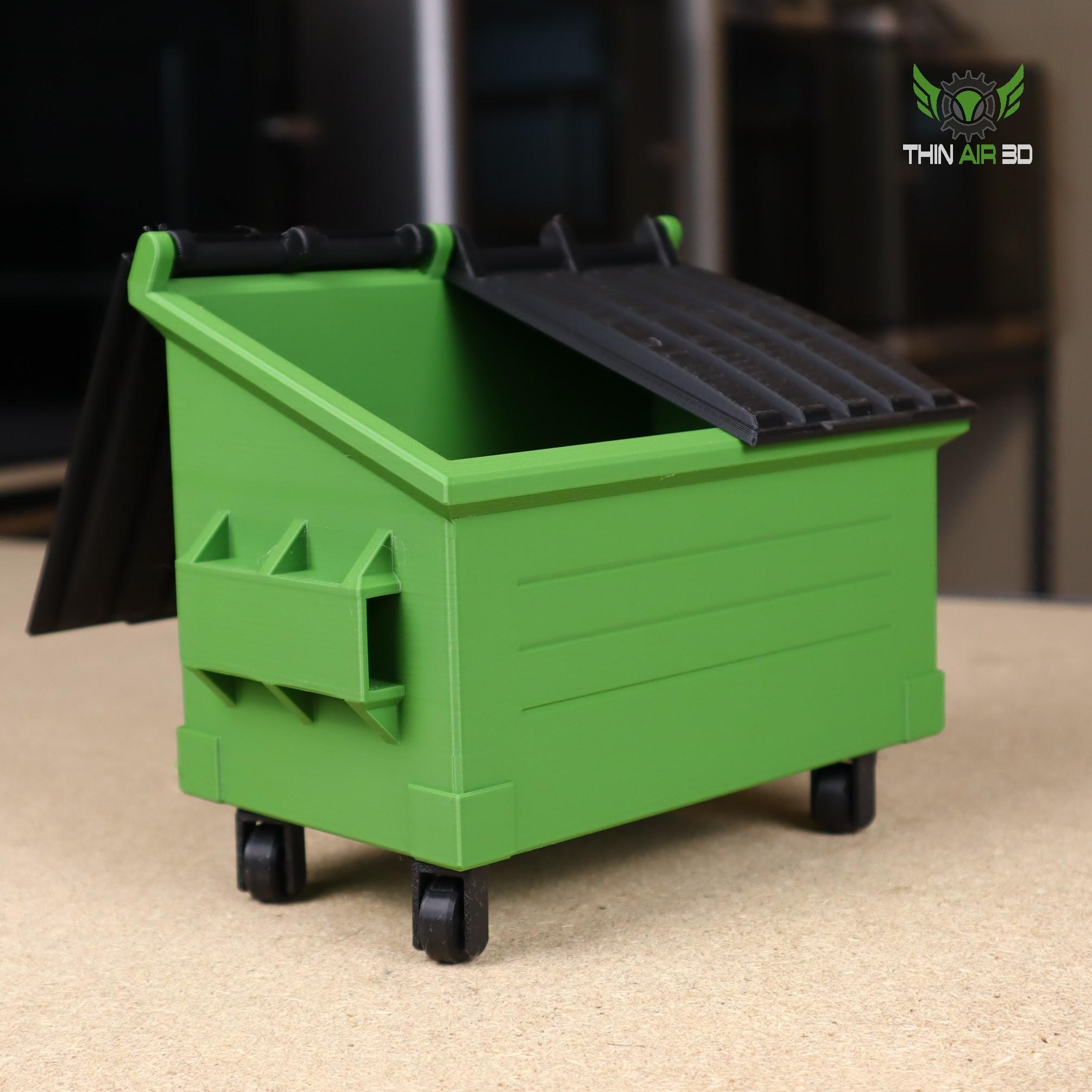 Desktop Dumpster Fire 3d model