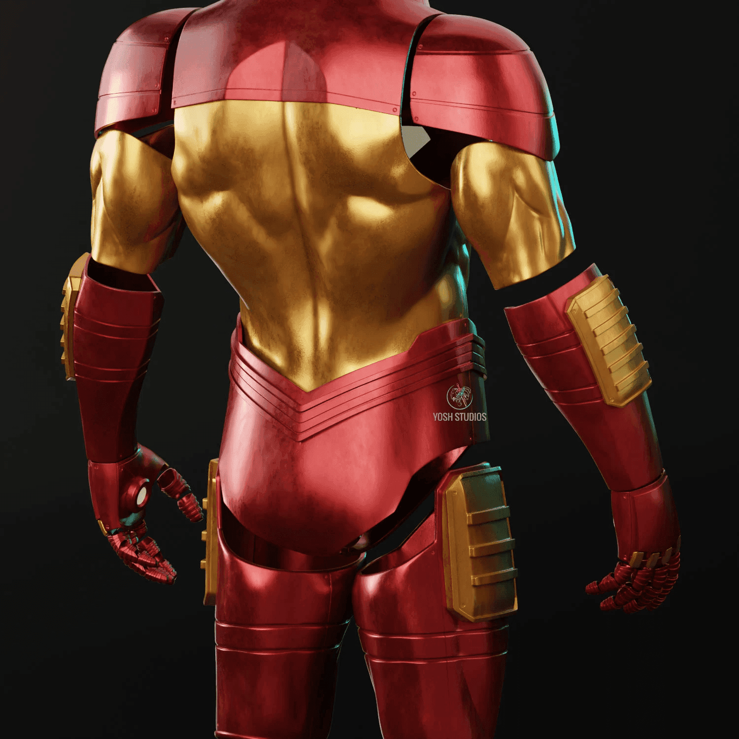 Modular Iron Man Armor 3d Print File STL 3d model