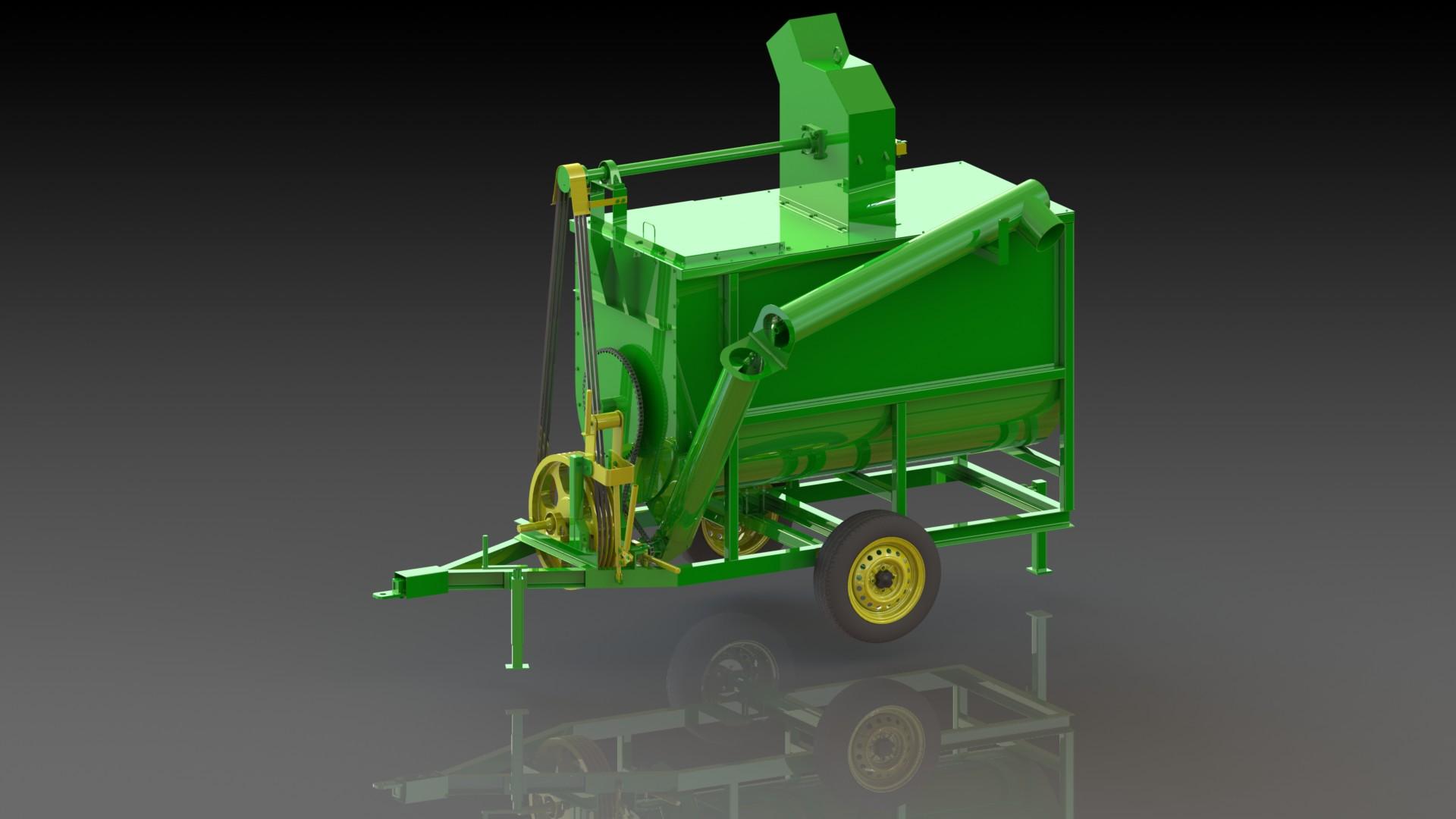 Grain Mill (Moledora de Grano) 3d model