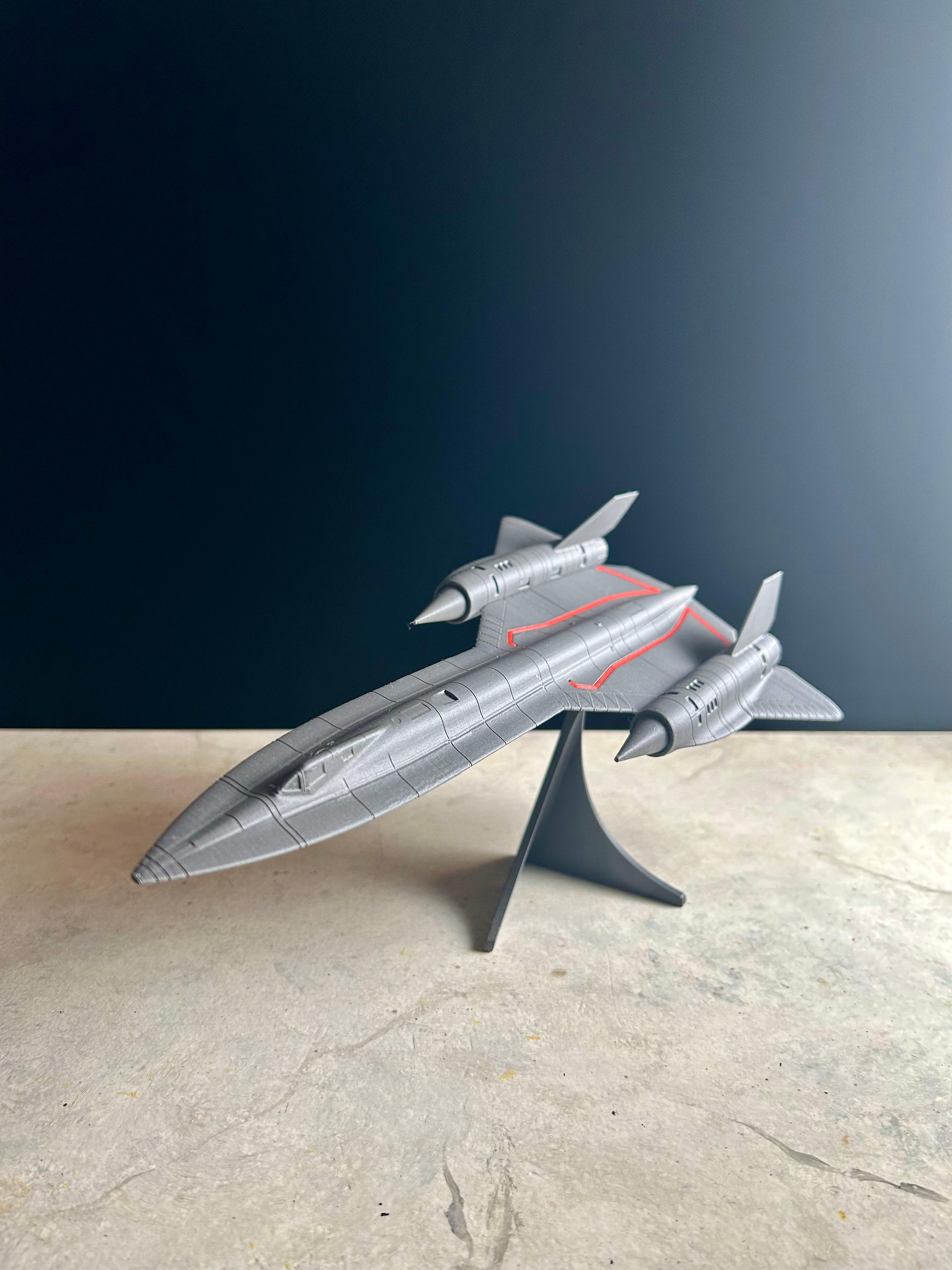 SR-71 Blackbird Kit (No Support, No AMS, No Glue) 3d model