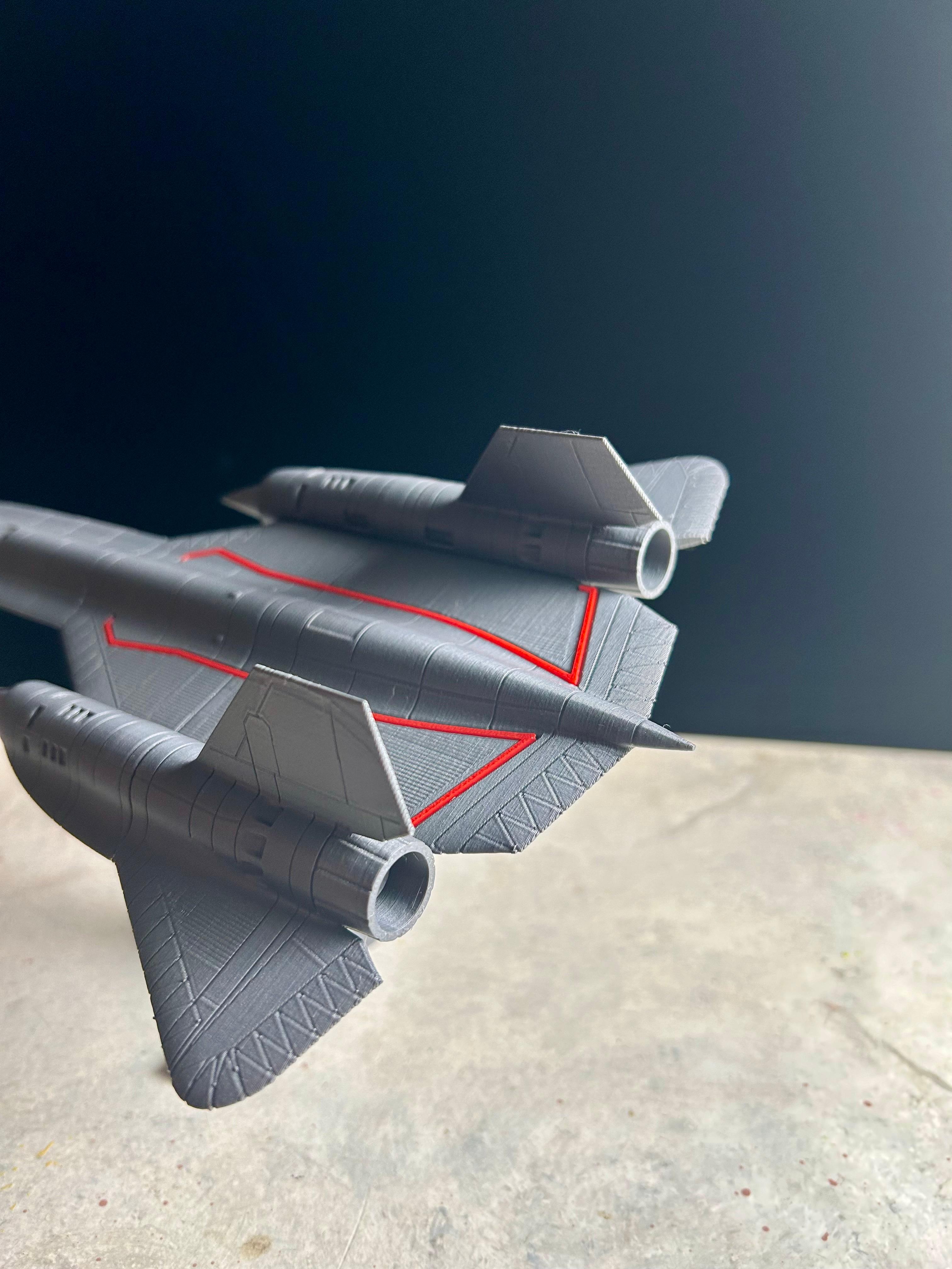 SR-71 Blackbird Kit (No Support, No AMS, No Glue) 3d model