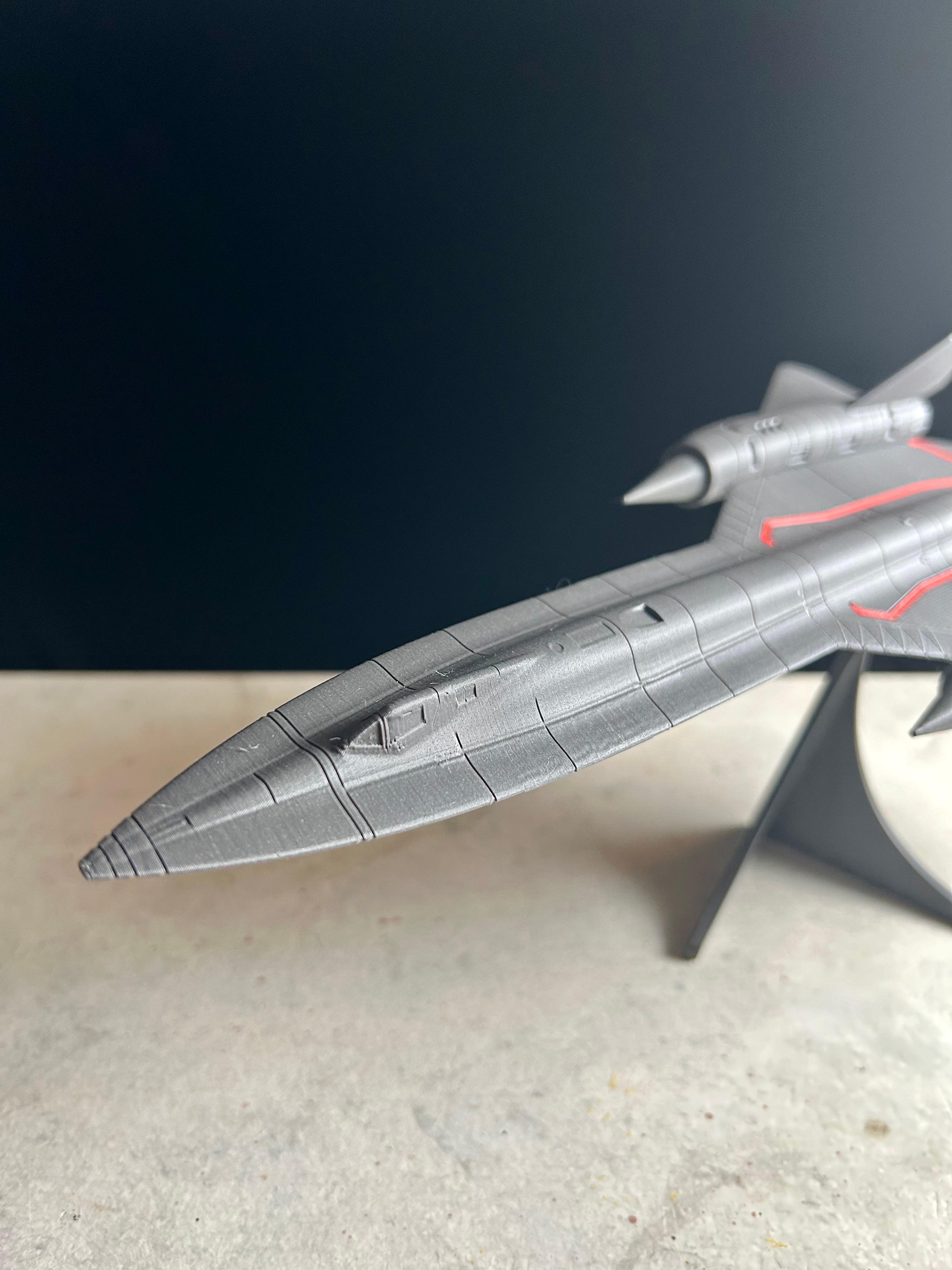 SR-71 Blackbird Kit (No Support, No AMS, No Glue) 3d model