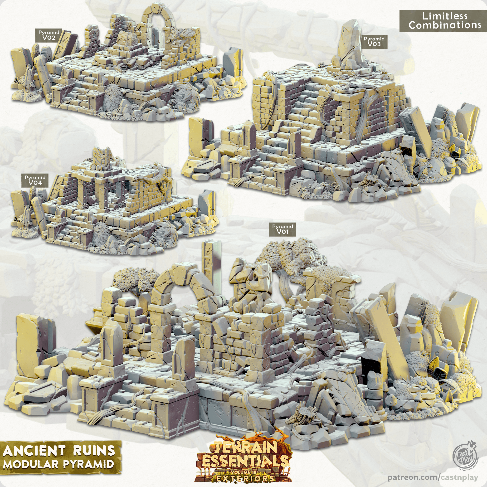 Ancient Ruins Set (Pre 3d model