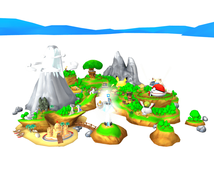 Camp Pokemon 3d model