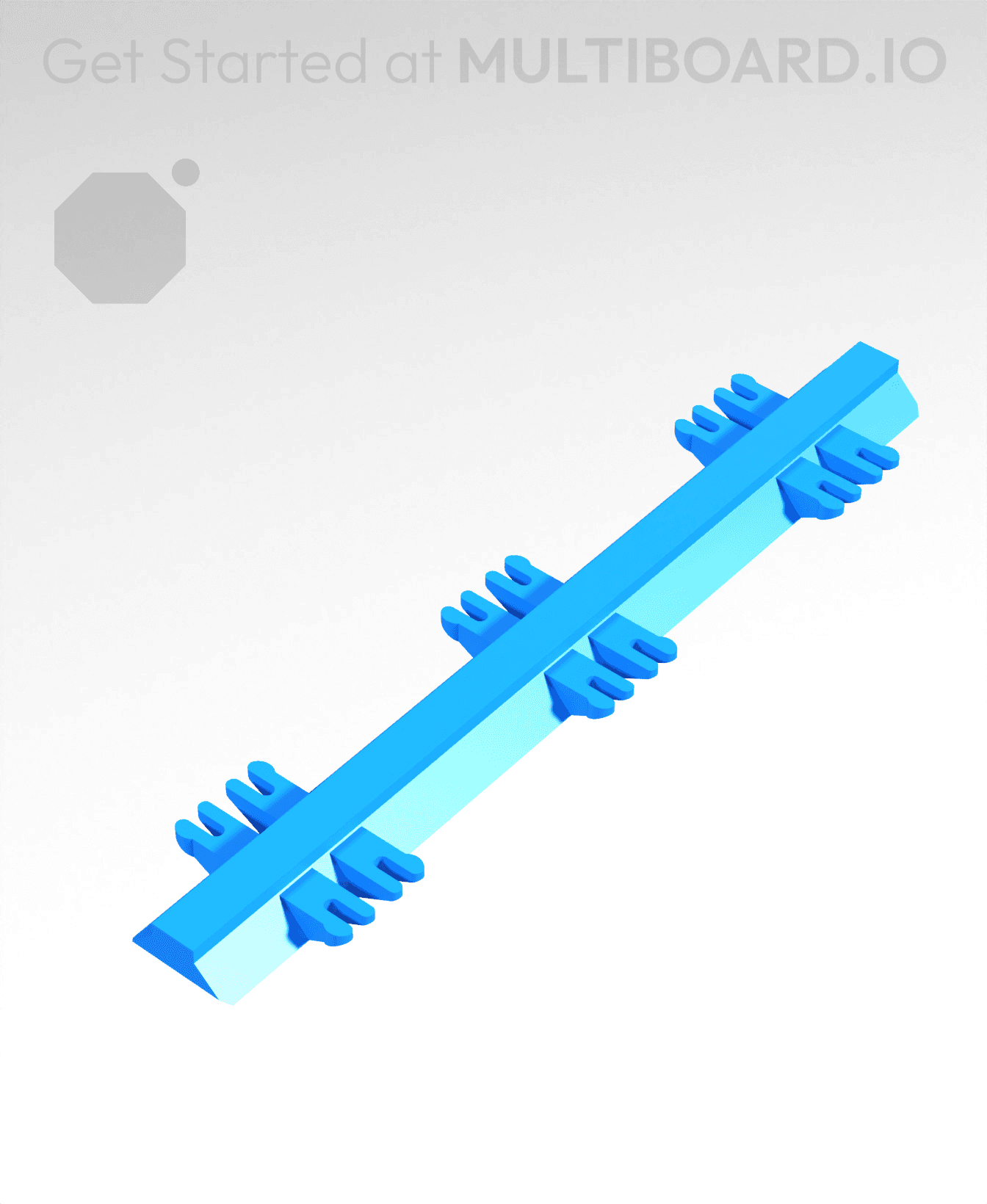 3L - Side - Drawer Base-To-Base Connector 3d model